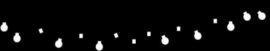 Banner de Silueta de Luces Navideñas Fondos de pantalla