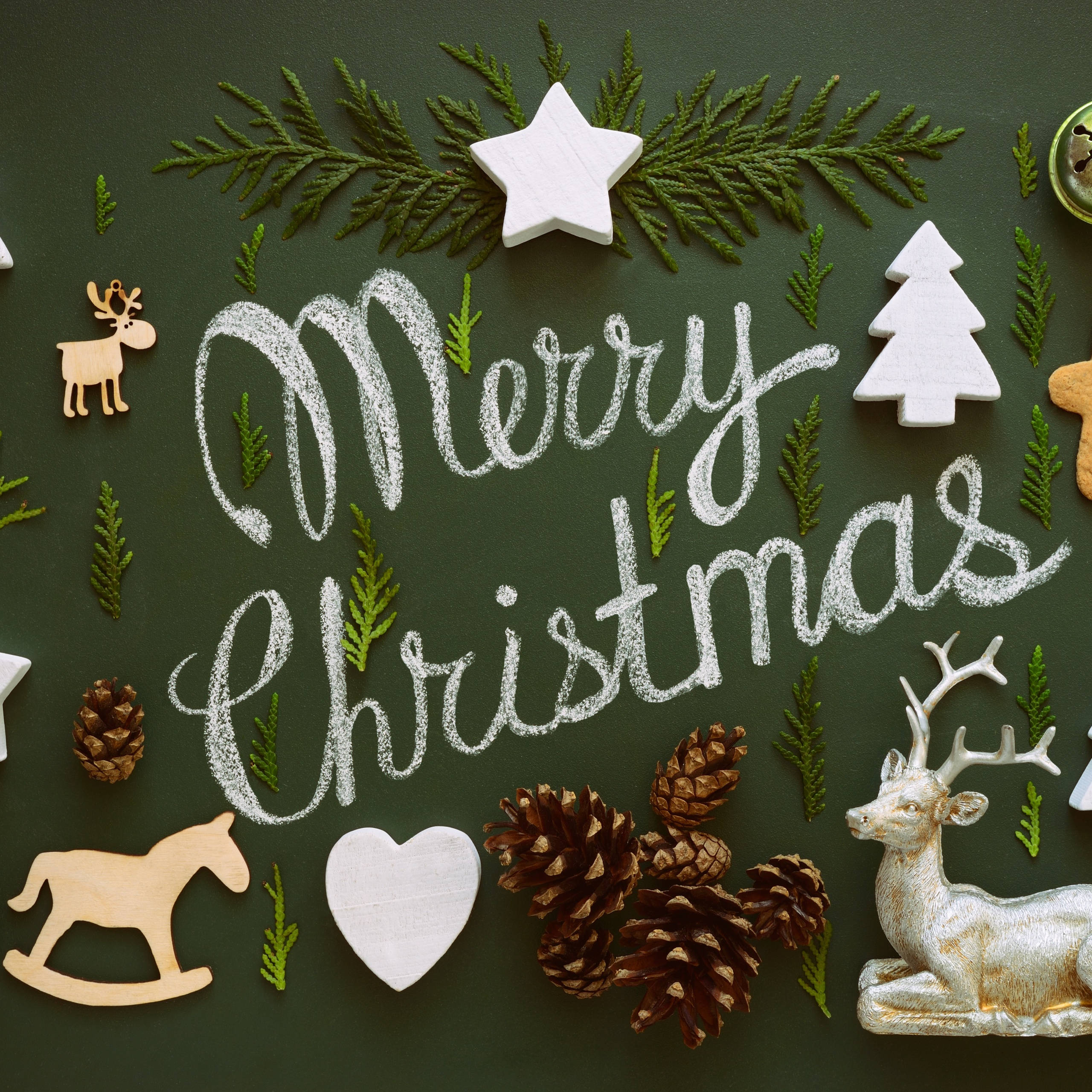 Banner Preppy de Feliz Navidad Fondos de pantalla
