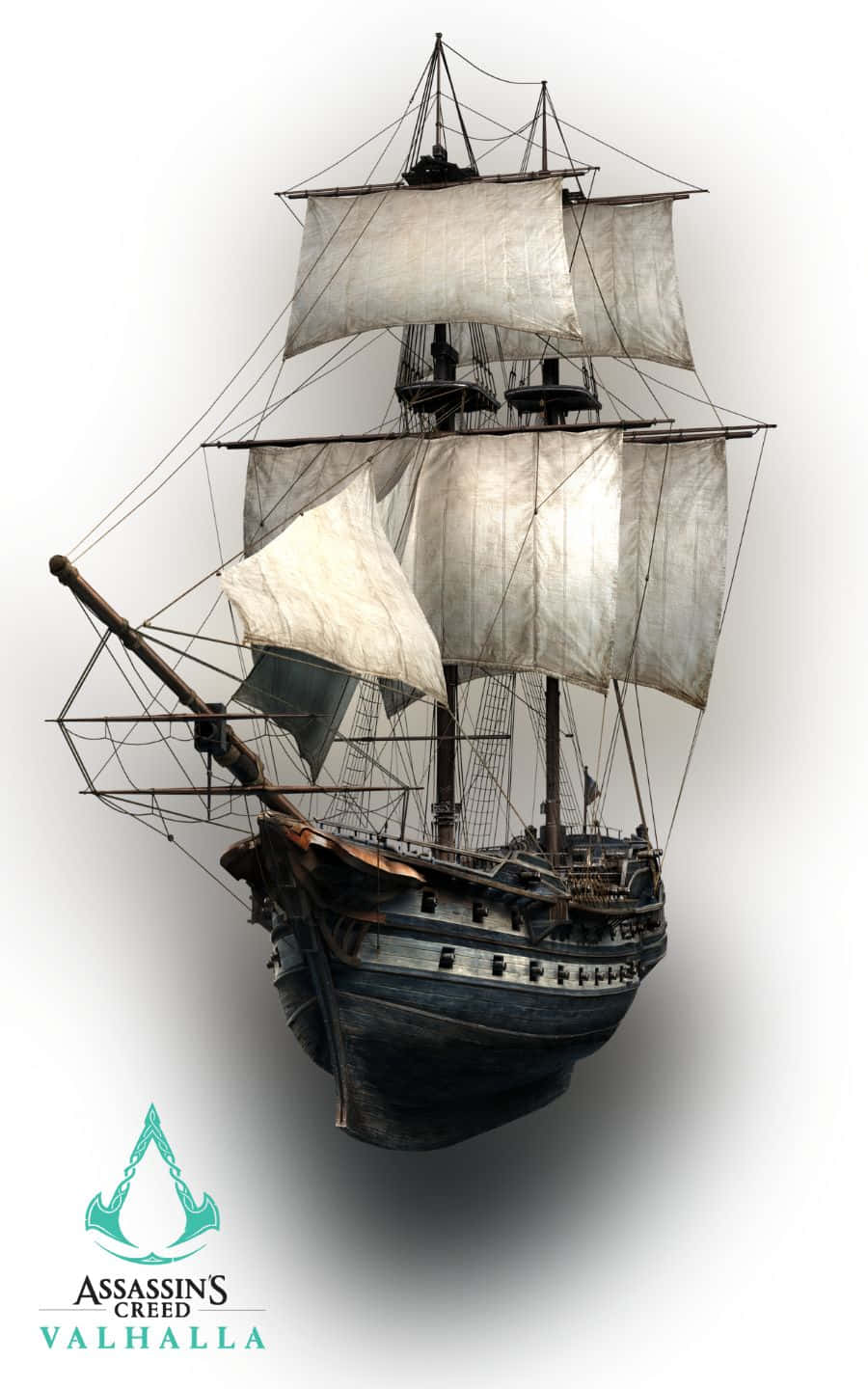 Barco enorme: fondo de Assassin's Creed Valhalla en 1440p Fondos de pantalla