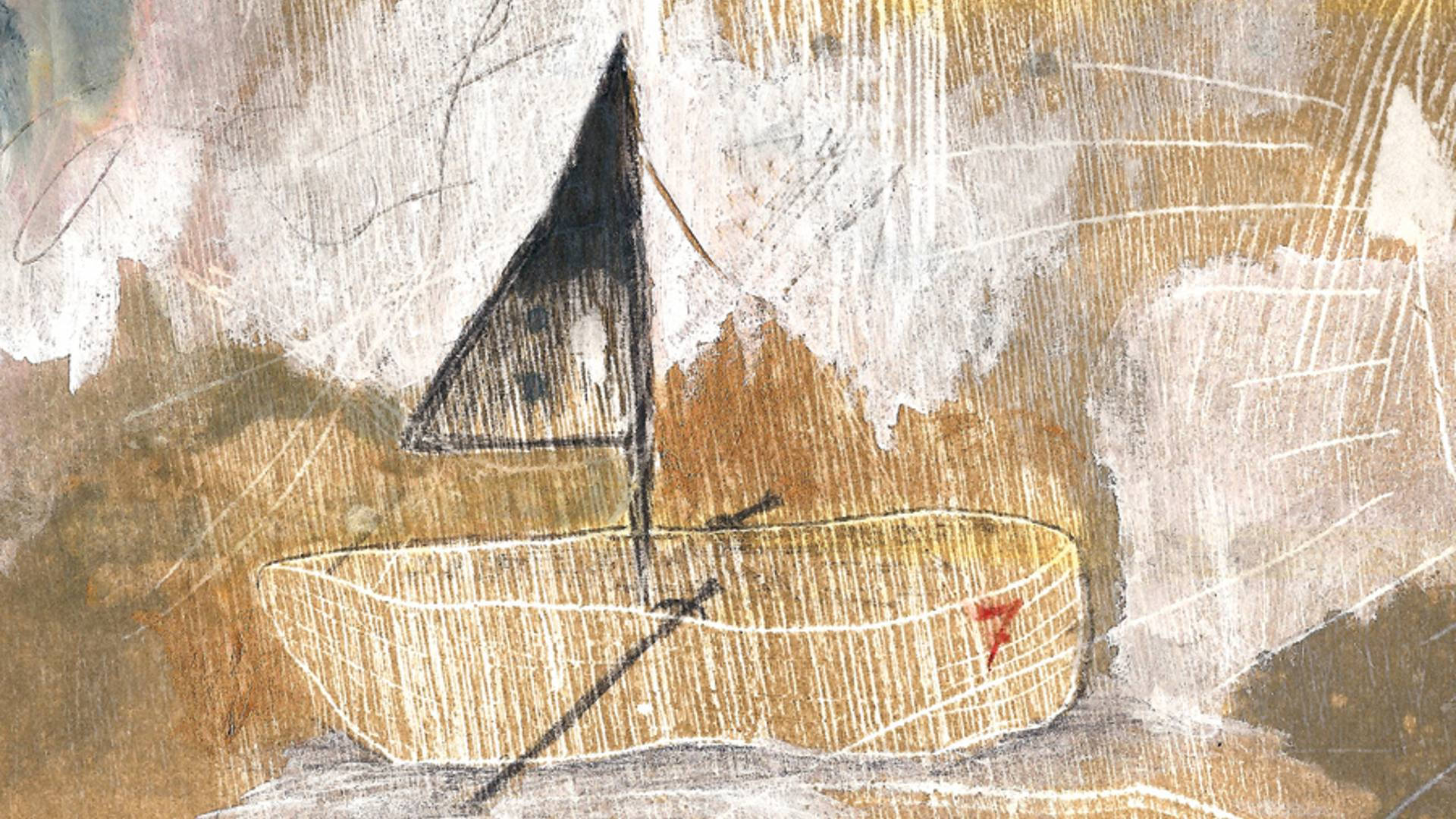 Barco Grabado con Dibujo Genial Fondos de pantalla