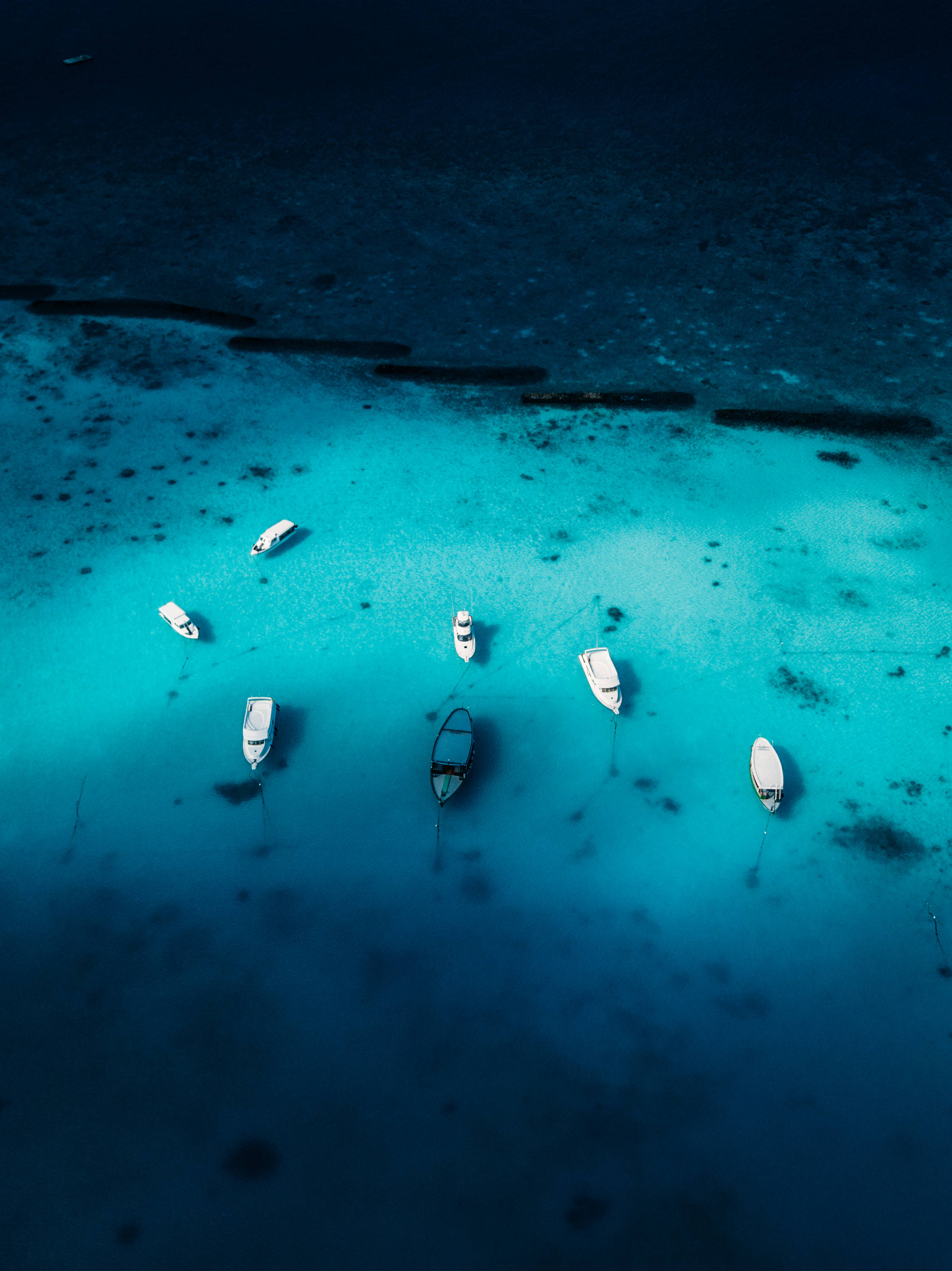 Barcos Azules Frescos Fondos de pantalla