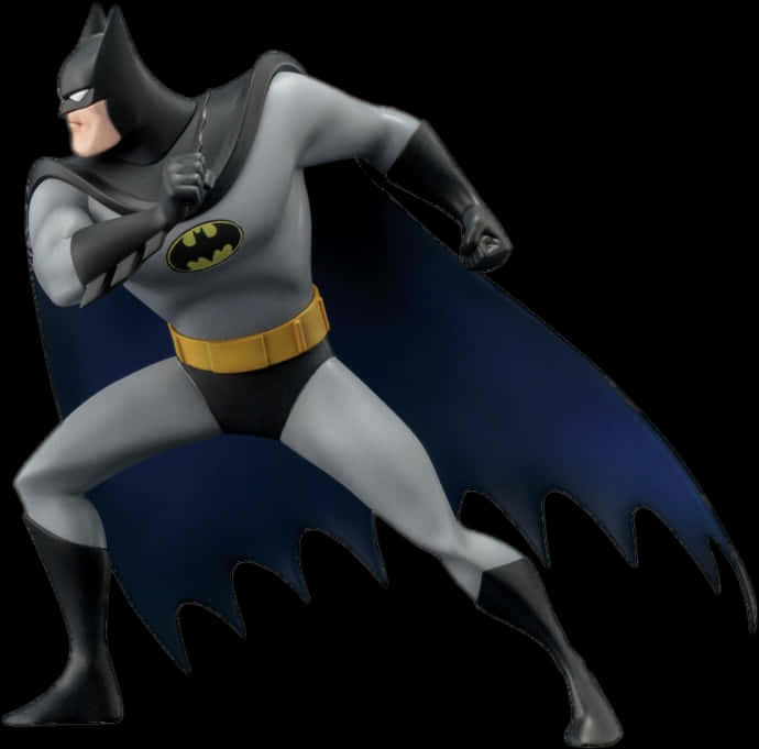 Batman Animado en Pose de Acción Fondos de pantalla