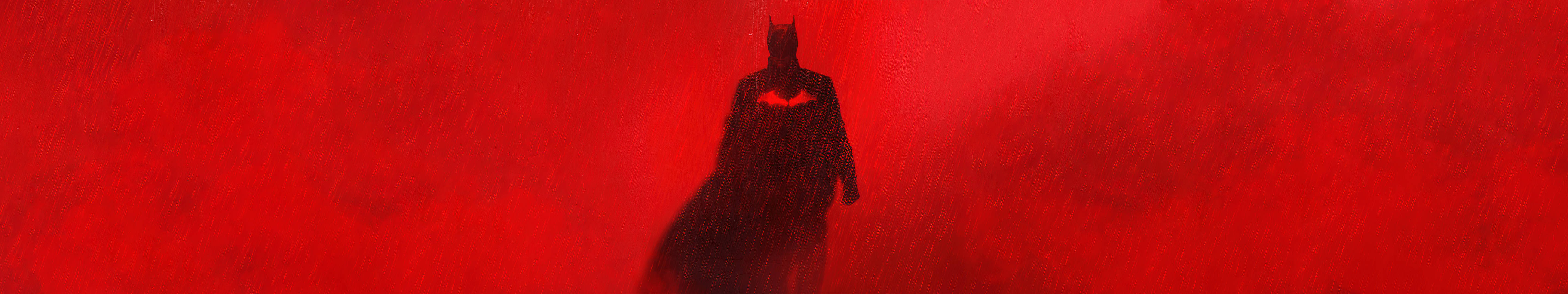 Batman bajo la lluvia tres pantallas Fondos de pantalla