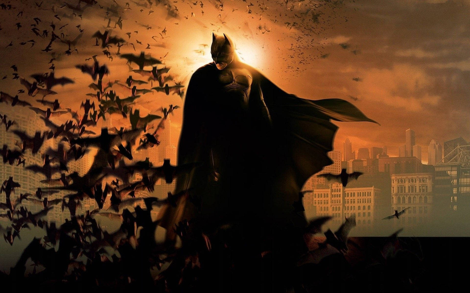 Batman en el atardecer de la película Fondos de pantalla