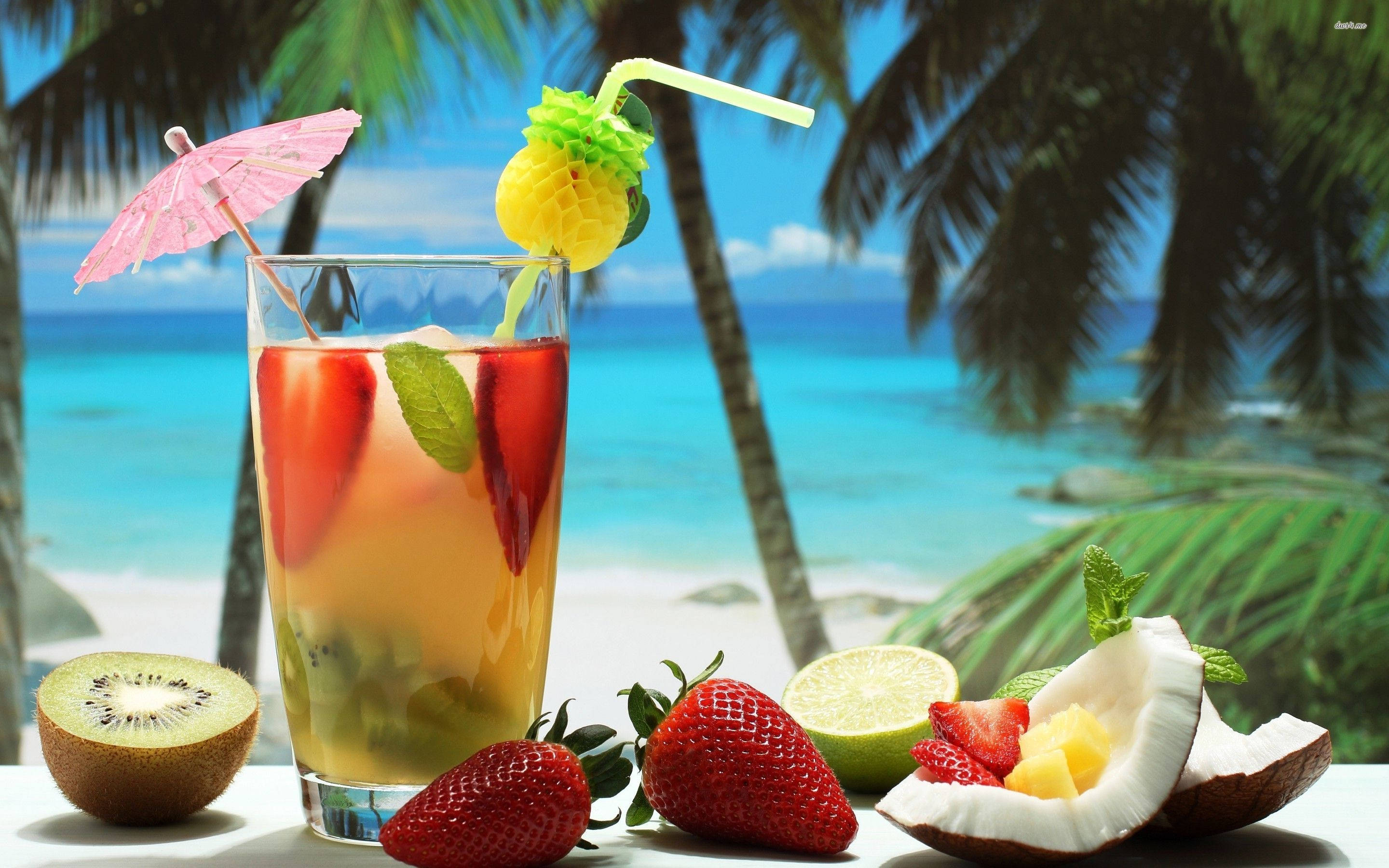 Bebida Tropical Mezcla Frutal Fondos de pantalla