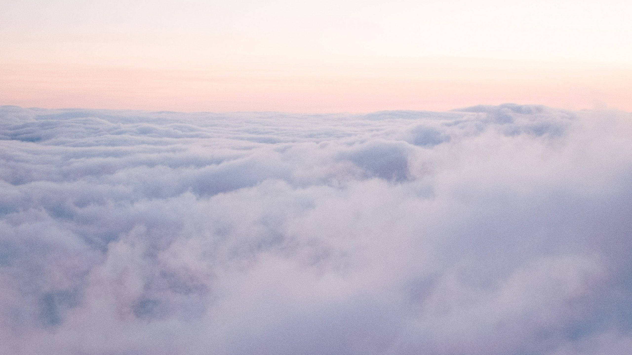 Belleza Encantadora de Nubes Estéticas Púrpura Pálido Fondos de pantalla