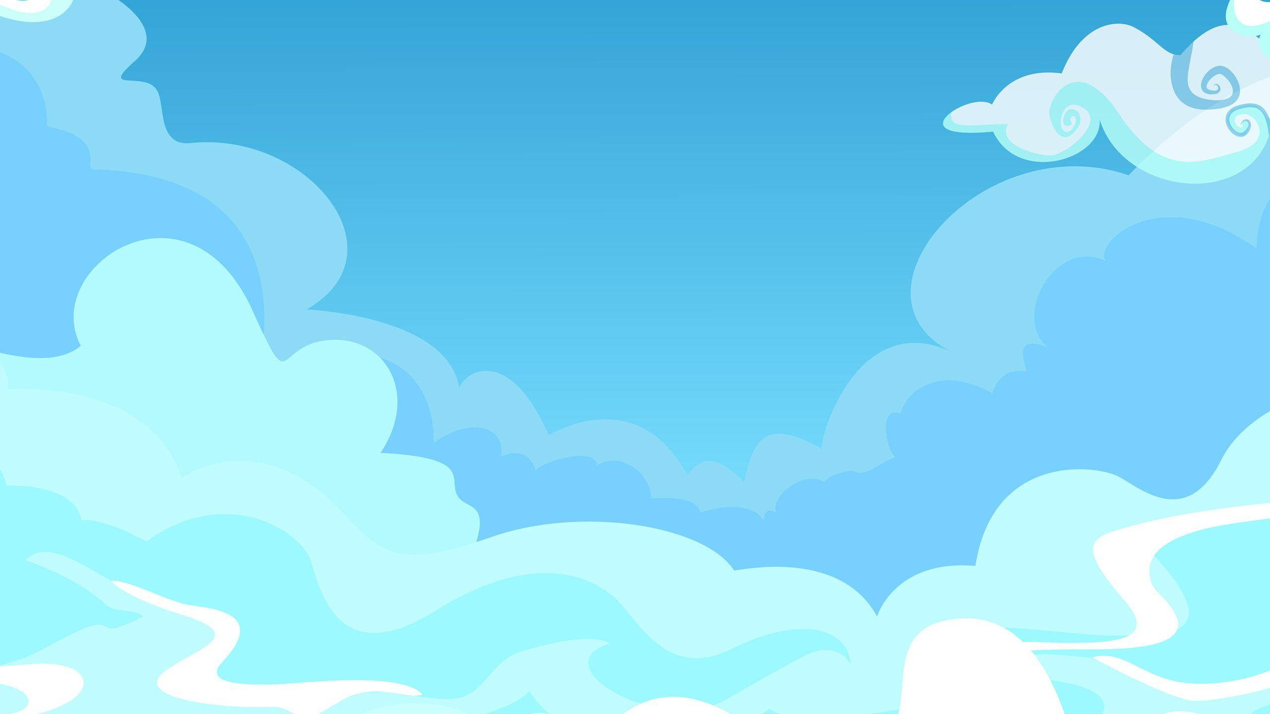 Belleza Serena de Nubes Estéticas contra el Cielo Azul Fondos de pantalla