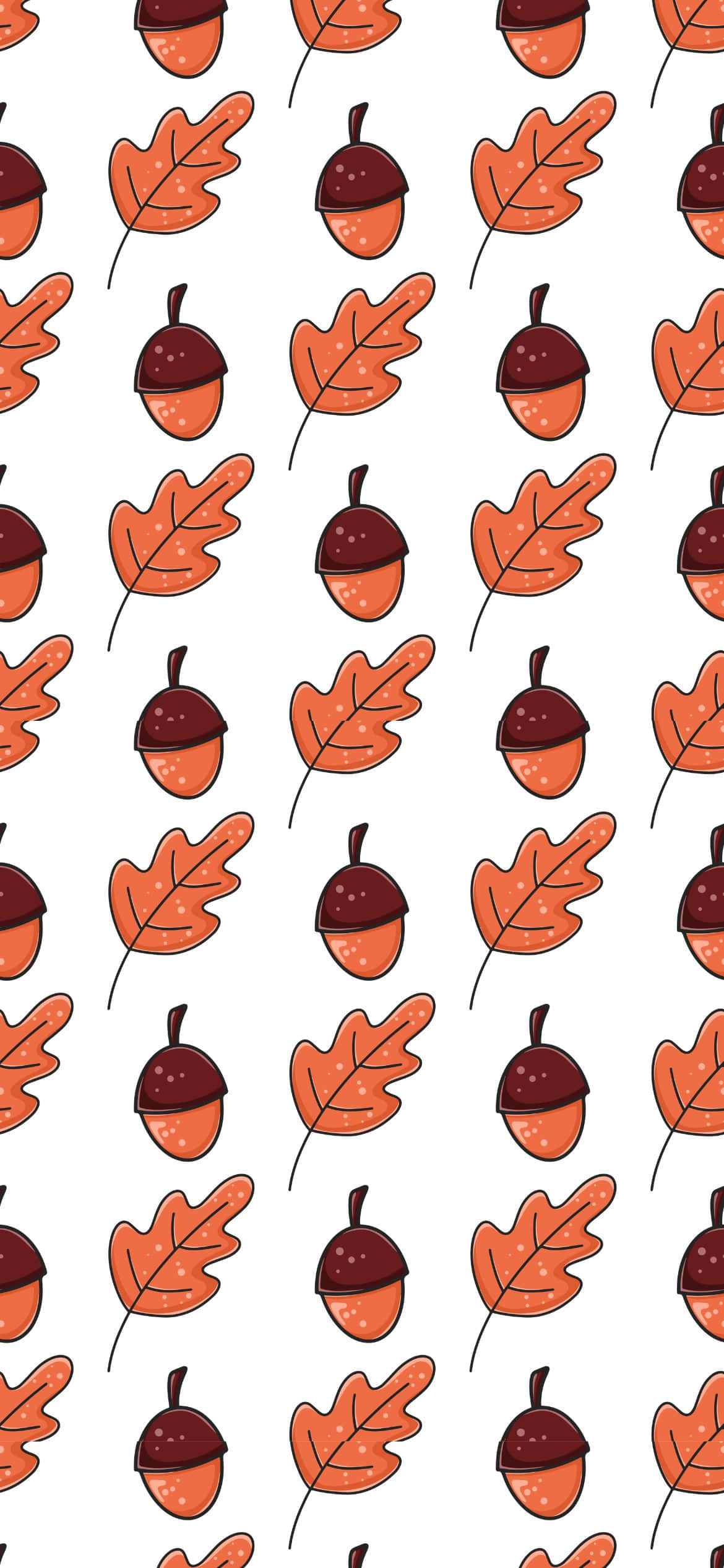 bellotas y hojas sobre fondo blanco Fondos de pantalla