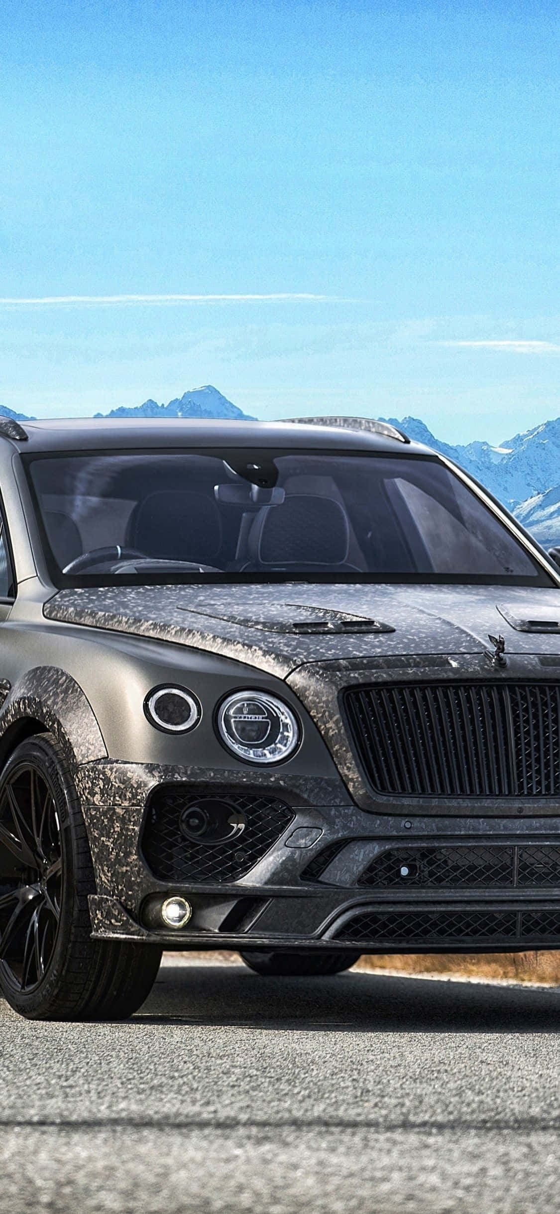 Bentley Bentayga gris oscuro para iPhone Fondos de pantalla