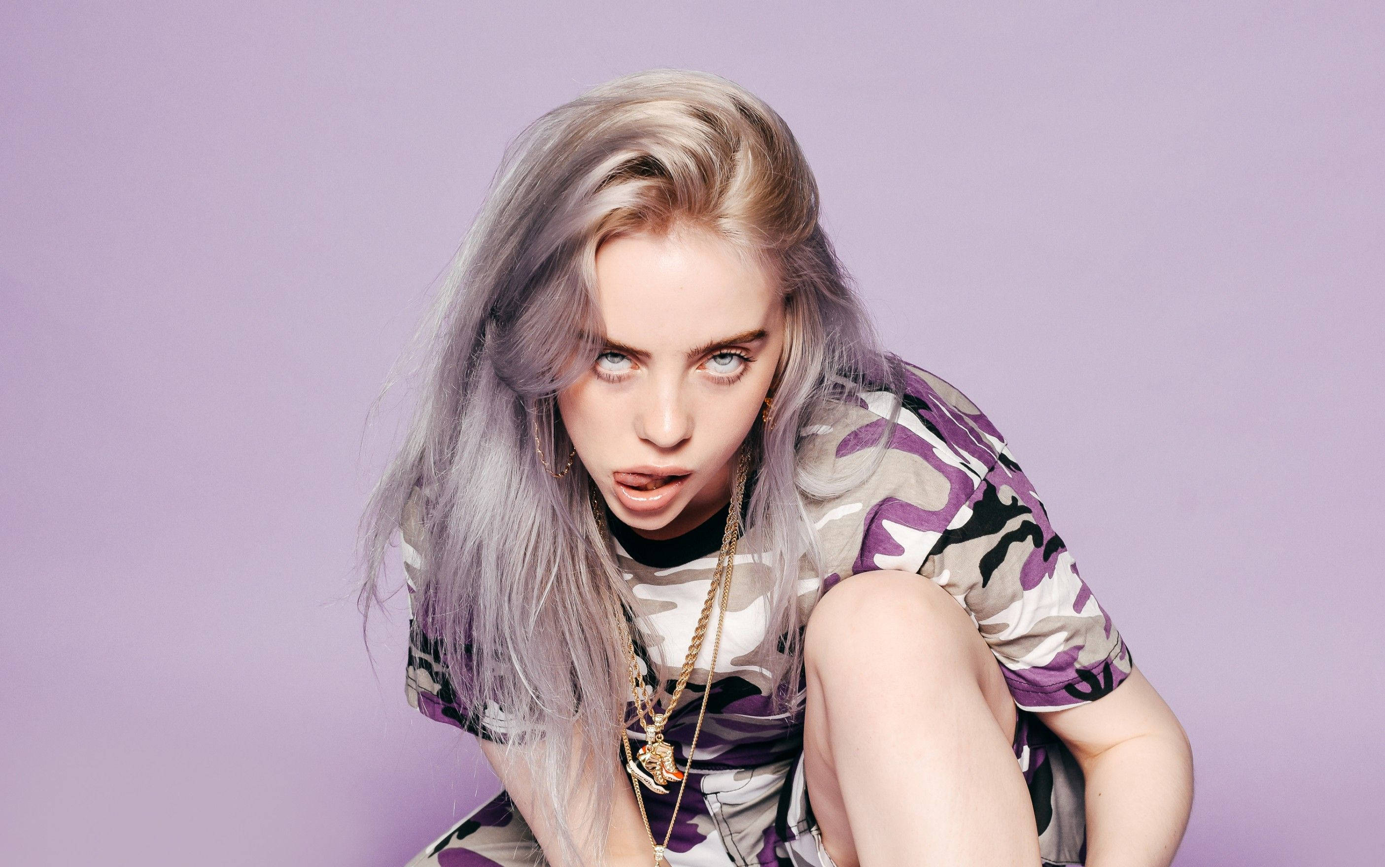 Billie Eilish Estética Púrpura