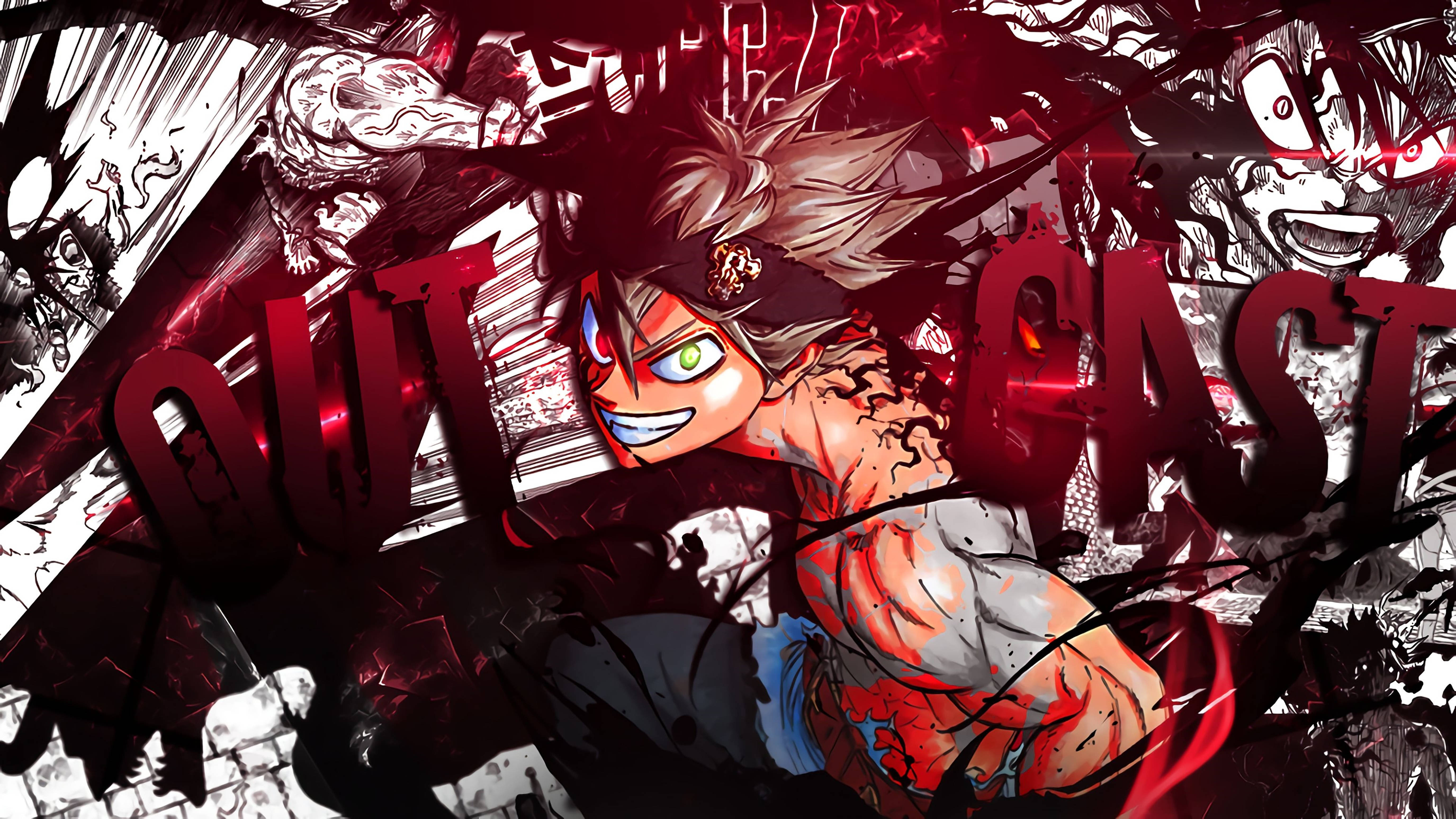 Black Clover 4K Asta Marginado Fondos de pantalla