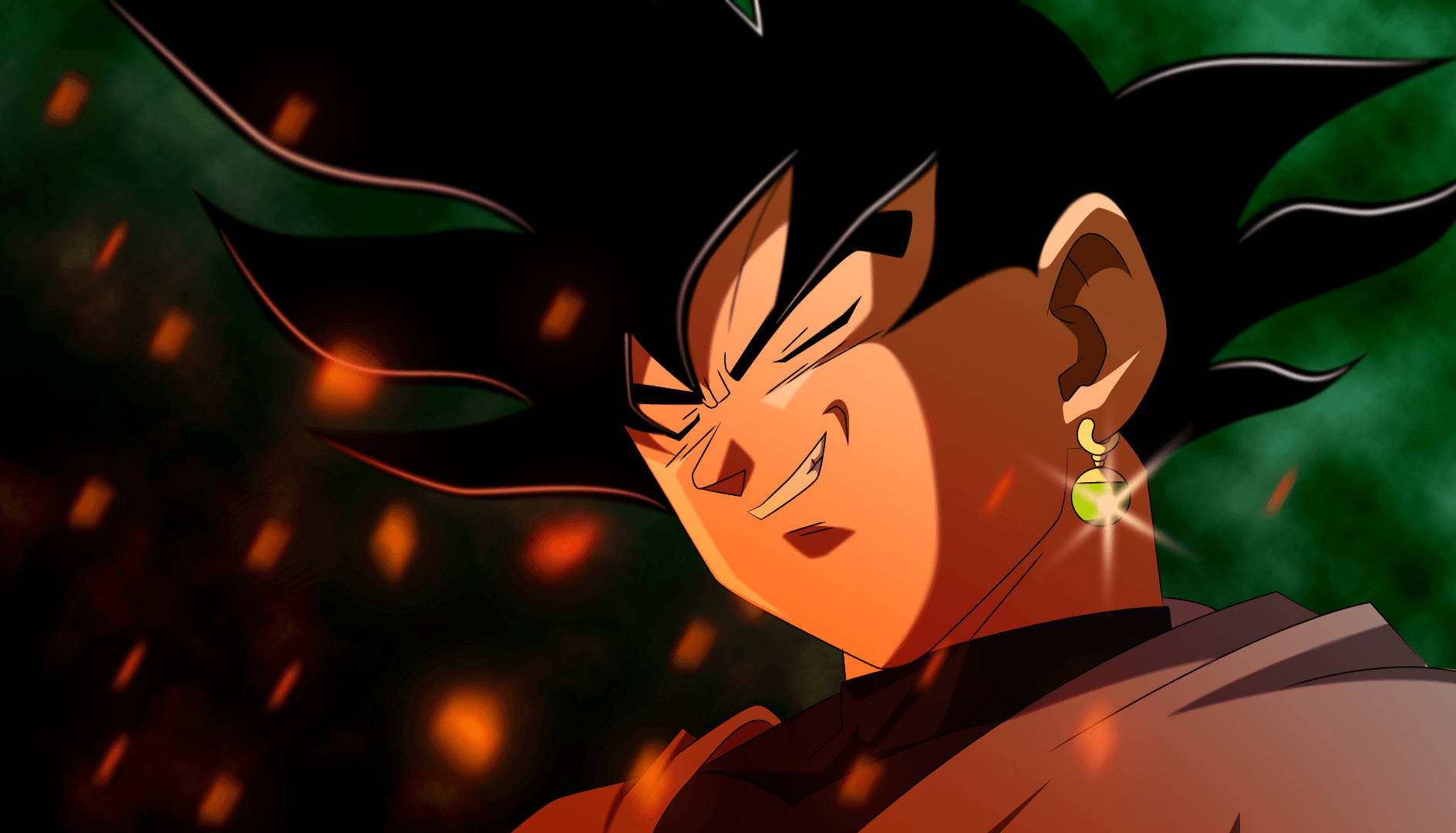 Black Goku Sonriendo Fondos de pantalla