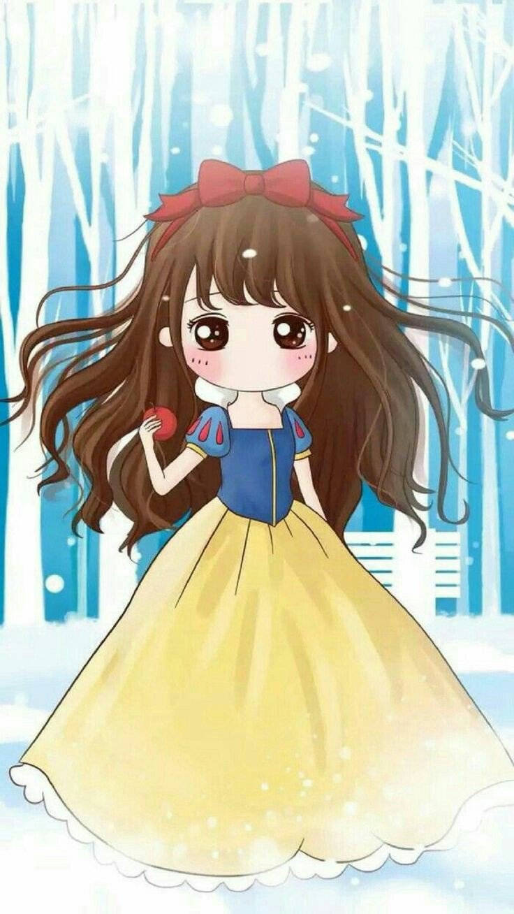 Blancanieves Kawaii y Femenina Fondos de pantalla