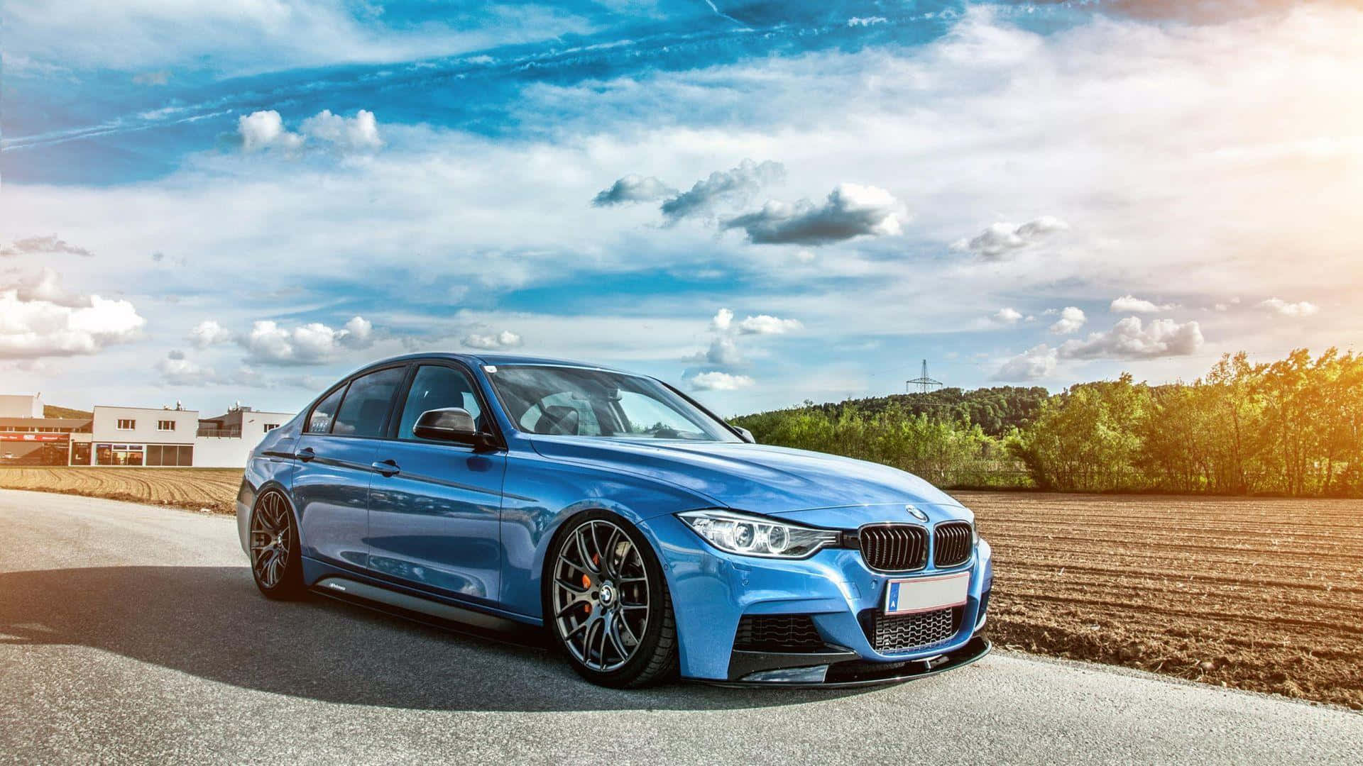 BMW F30 Azul Brillante 1920x1080 Fondos de pantalla