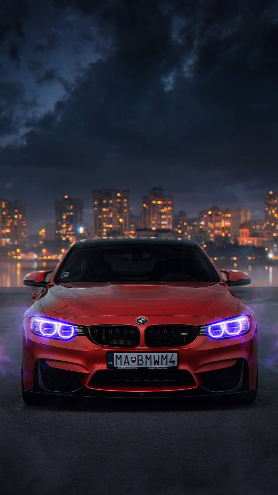 BMW M4 urbano para iPhone auto Fondos de pantalla
