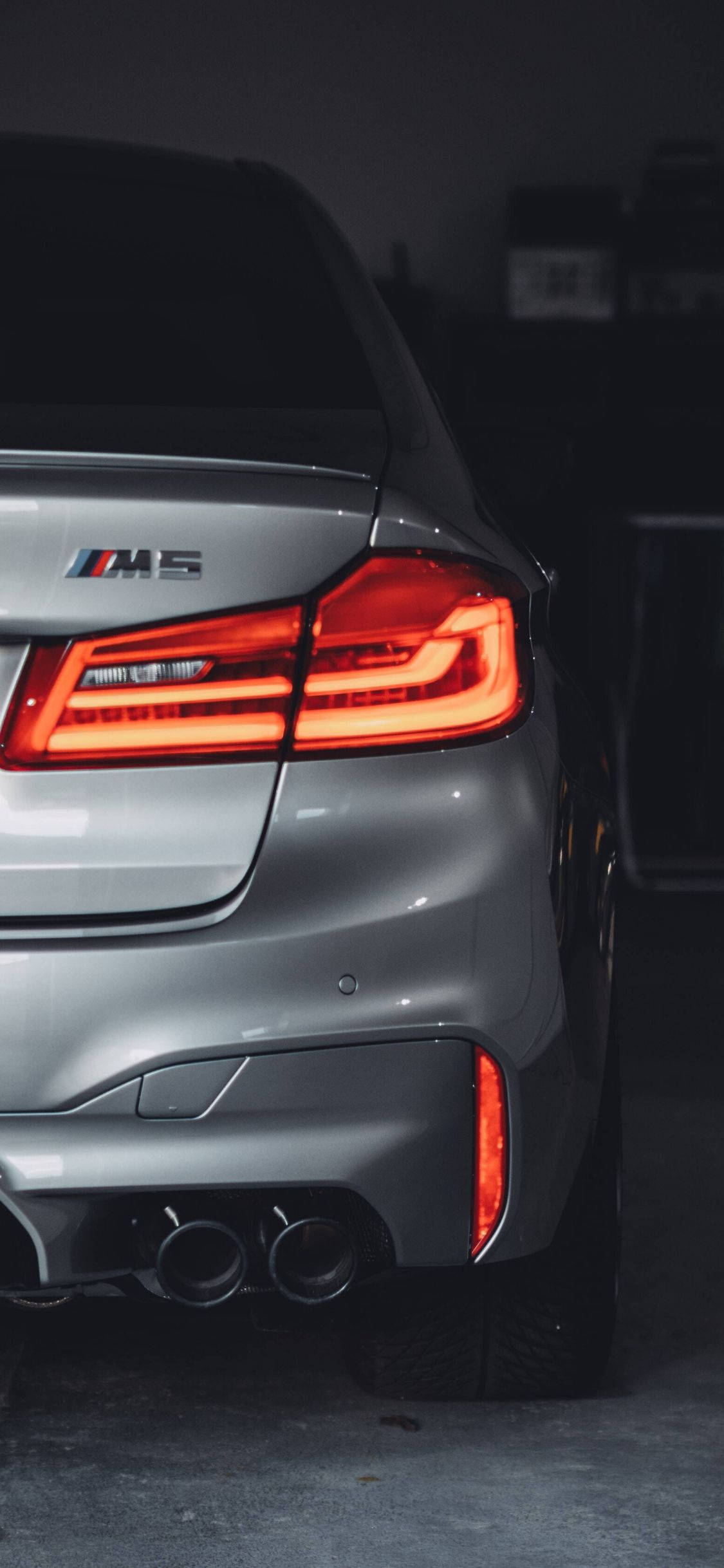 BMW M5 Gris Coche para iPhone Fondos de pantalla