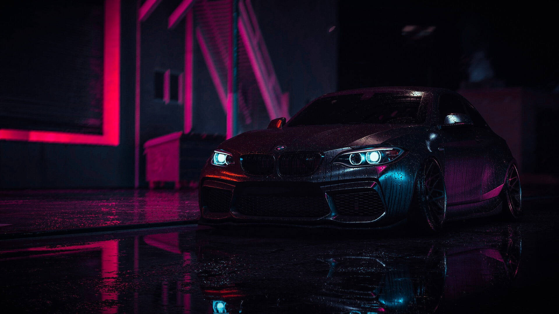 BMW Negro Mojado para Laptop Fondos de pantalla