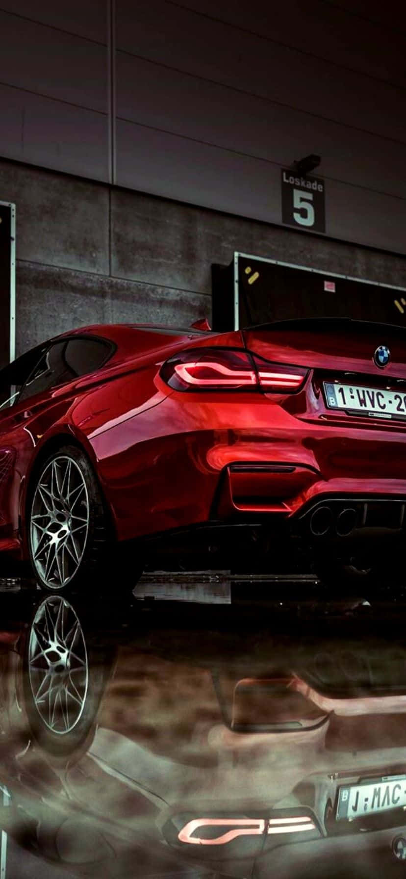 BMW rojo genial Fondos de pantalla