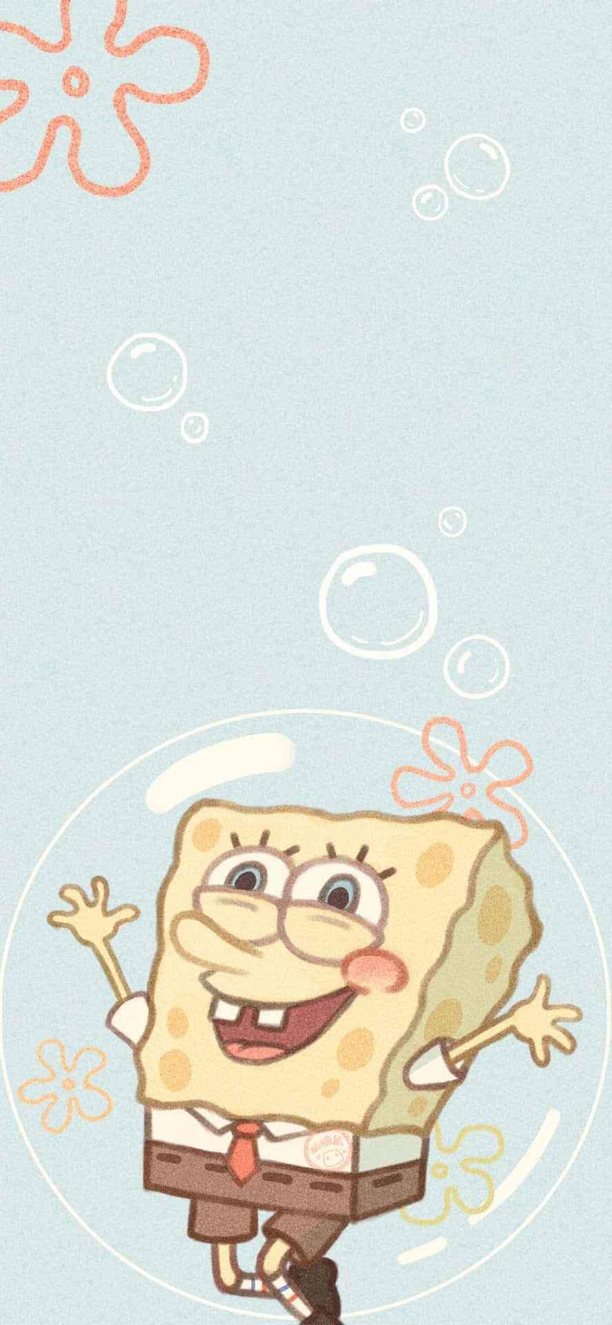 Bob Esponja estético viviendo su mejor vida Fondos de pantalla
