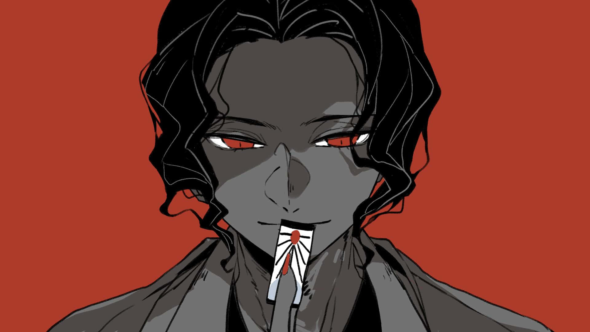 Boceto de rostro de Kibutsuji Muzan Fondos de pantalla