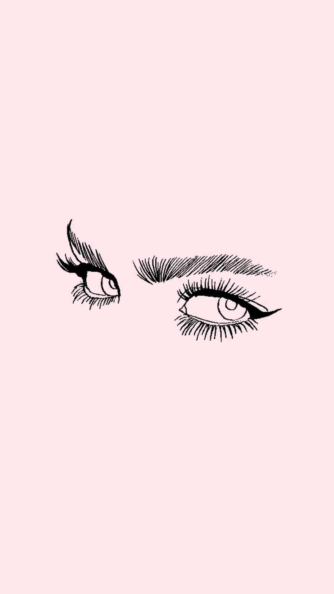 Bocetos estéticos de ojos de mujer Fondos de pantalla