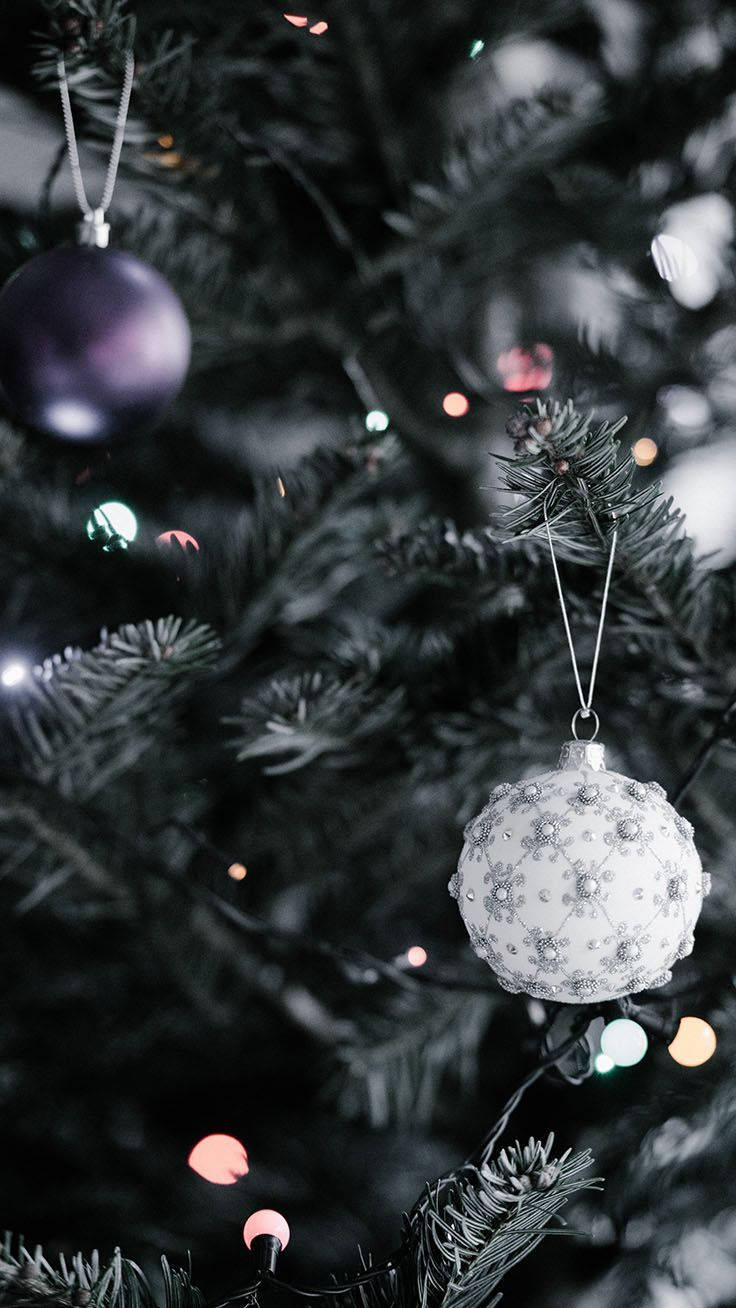 Bola de Navidad estética y linda Fondos de pantalla