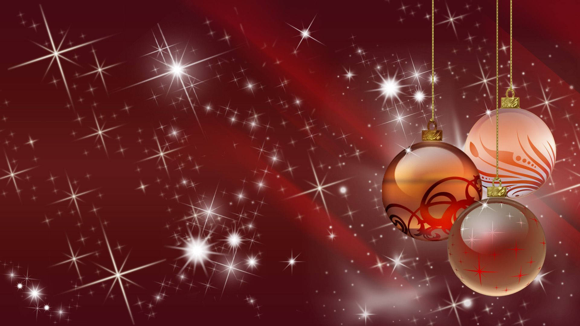 Bolas Navideñas Rojas Australianas Fondos de pantalla