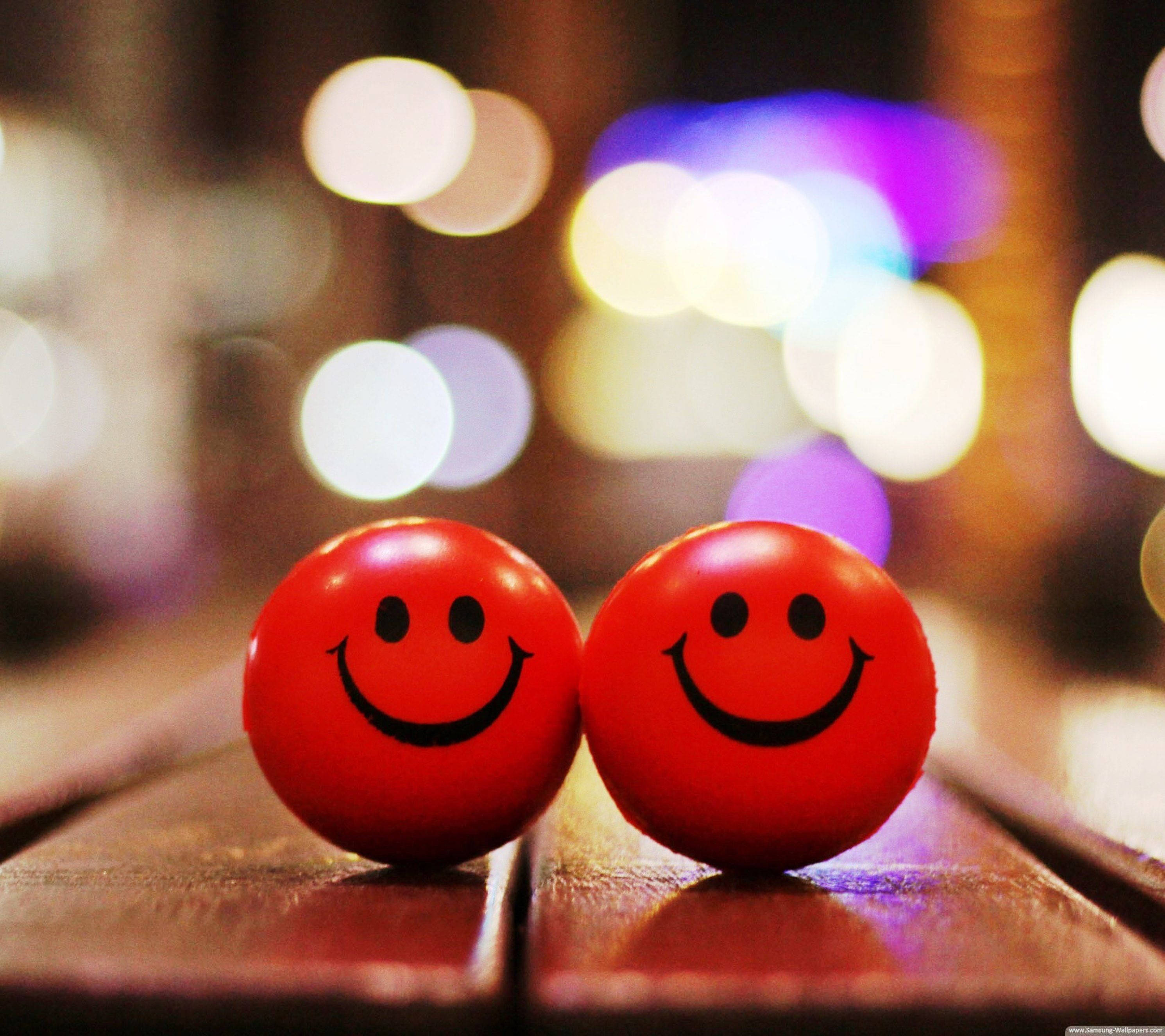 Bolitas Rojas Sonrientes para Whatsapp DP Fondos de pantalla