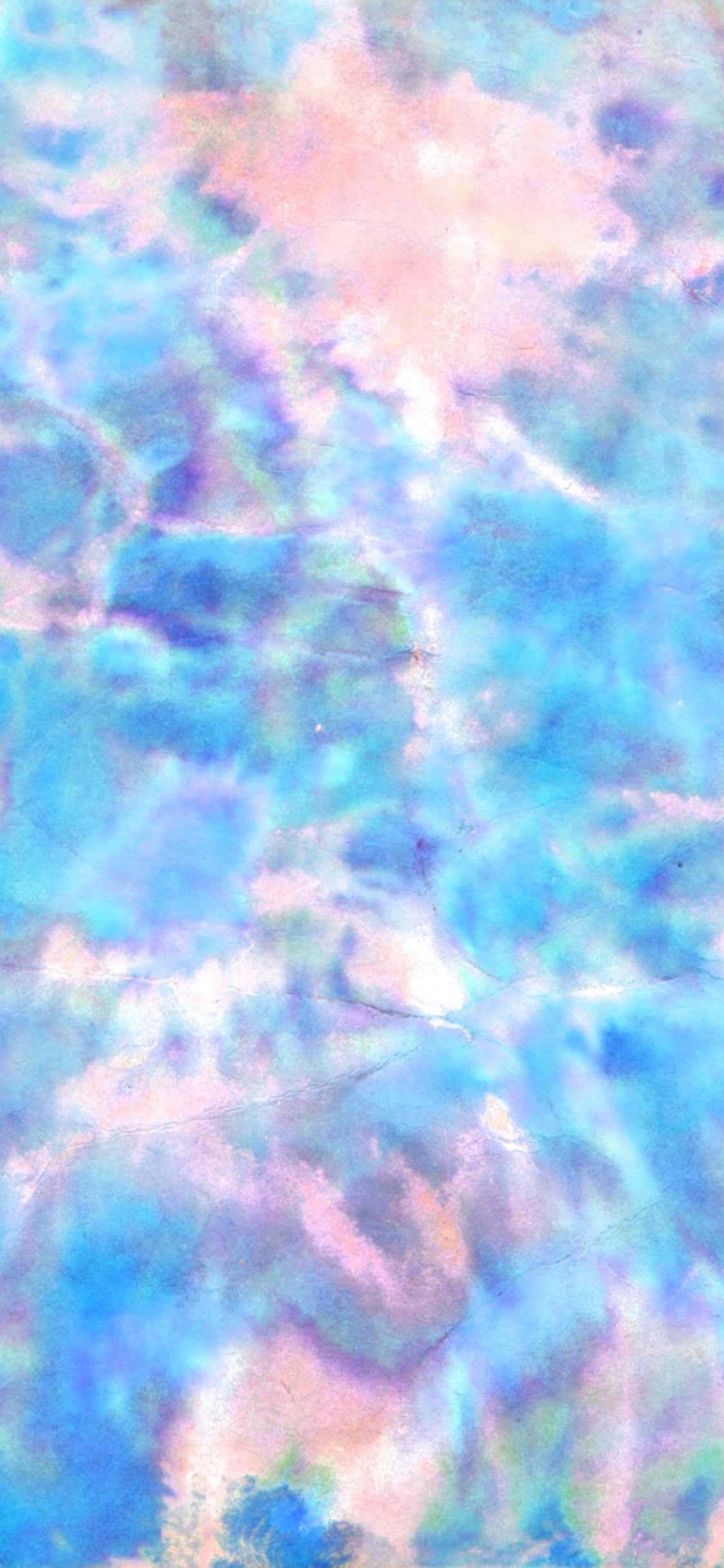 Bonito arte tie dye turquesa agua estética Fondos de pantalla