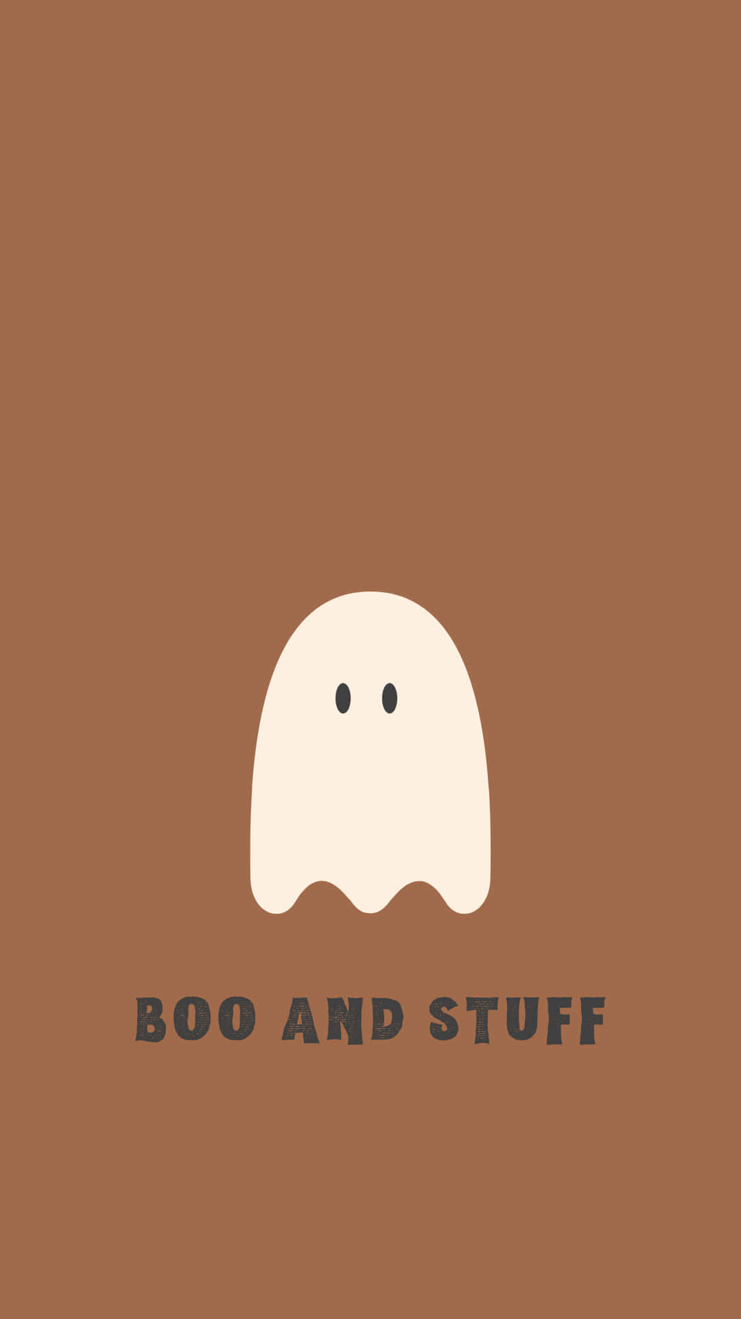Boo And Stuff sobre fondo marrón Fondos de pantalla