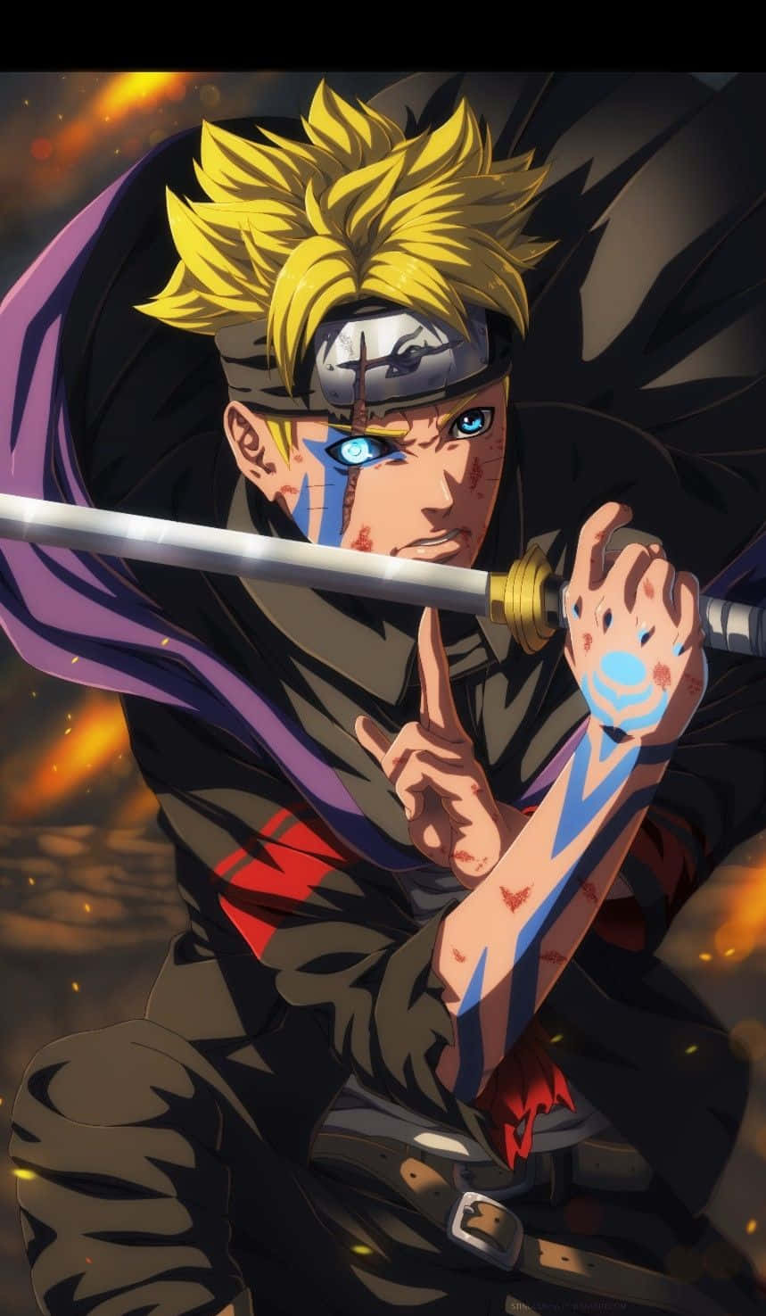 Boruto Uzumaki de Naruto Fondo Estético para Celular Fondos de pantalla