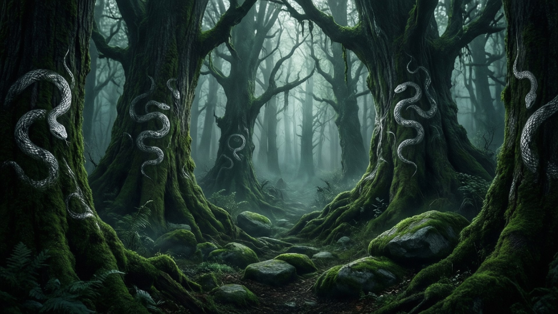 Bosque Encantado de Slytherin Fondos de pantalla