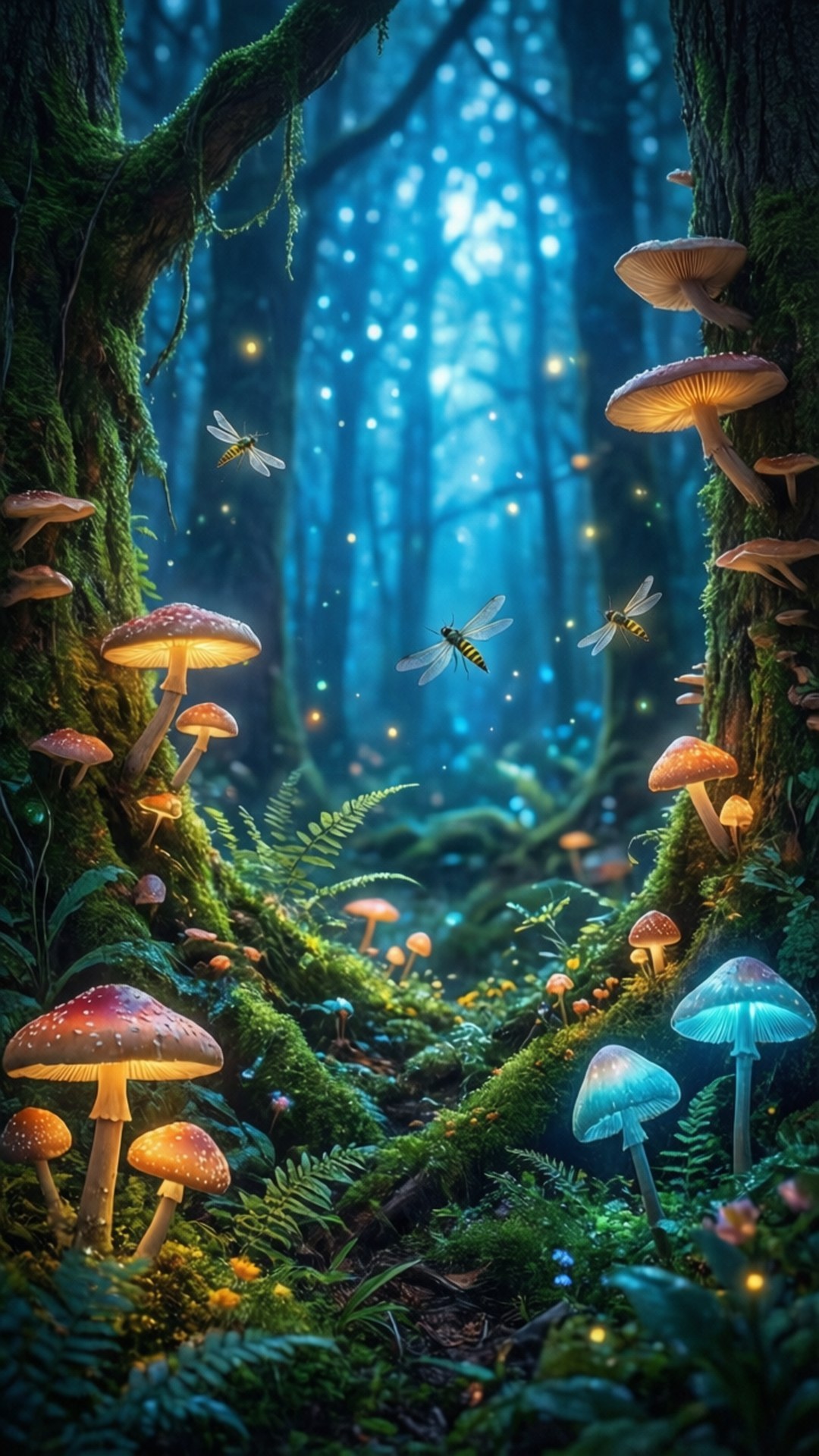 Bosque Encantado Brillante Fondos de pantalla
