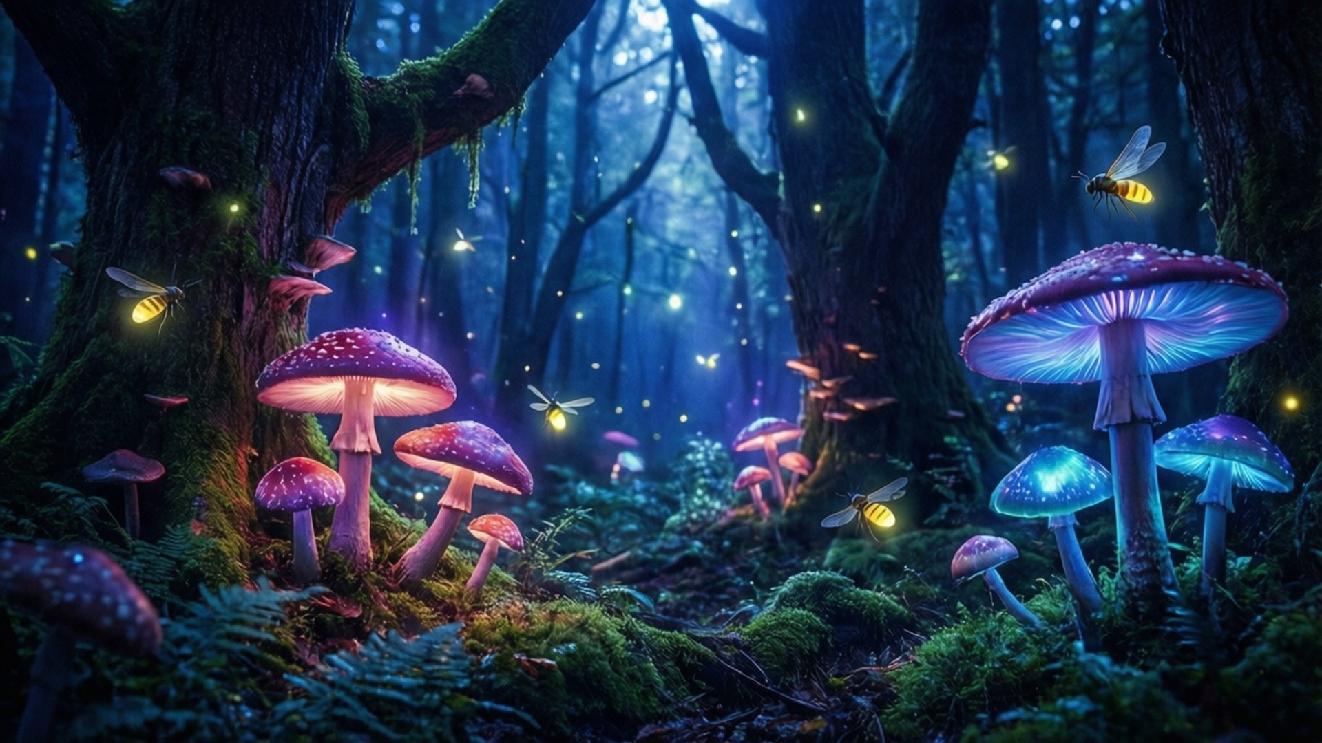 Bosques Luminosos Fondos de pantalla