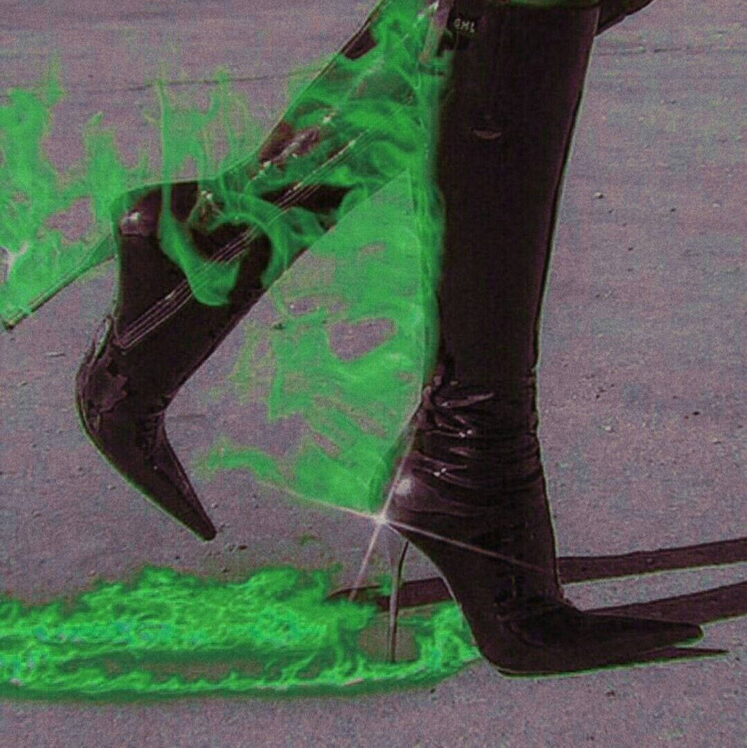 Botas humeantes estética verde Tumblr Fondos de pantalla