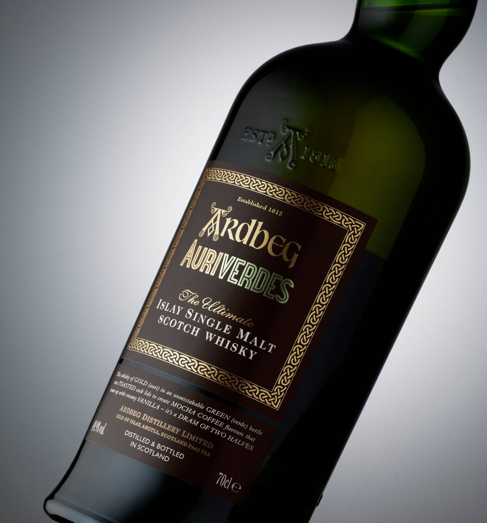 Botella de Whisky Ardbeg Auriverdes Fondos de pantalla