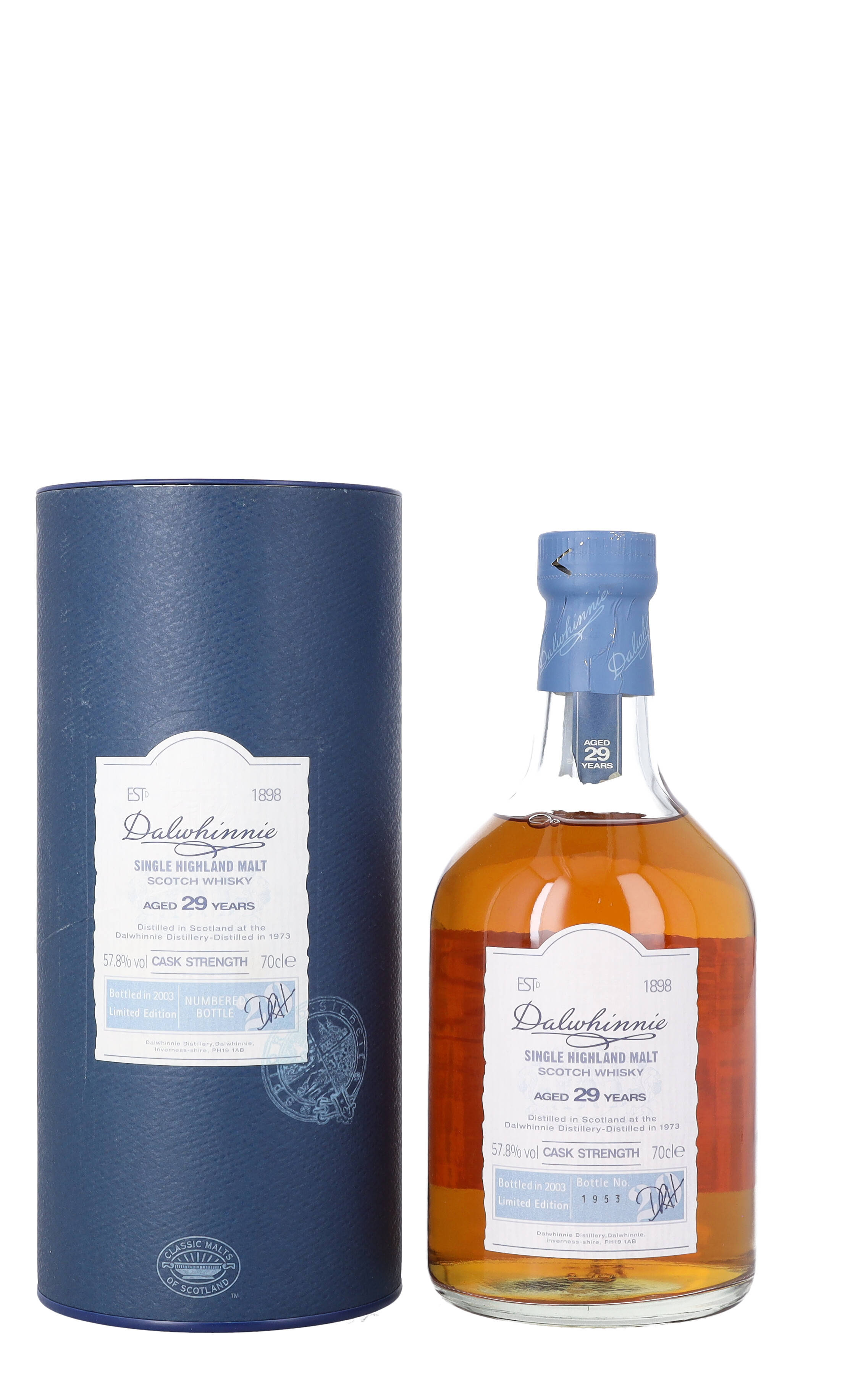 Botella de Whisky Dalwhinnie 2003 Fondos de pantalla