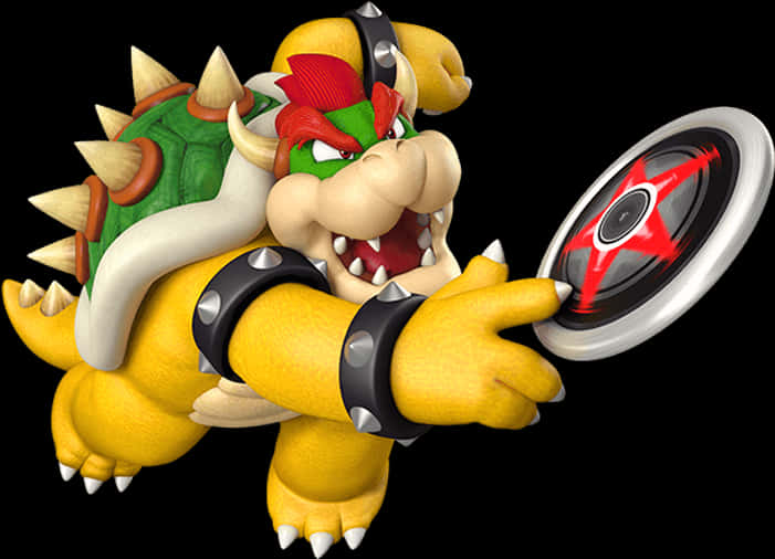 Bowser con pulseras con púas Fondos de pantalla