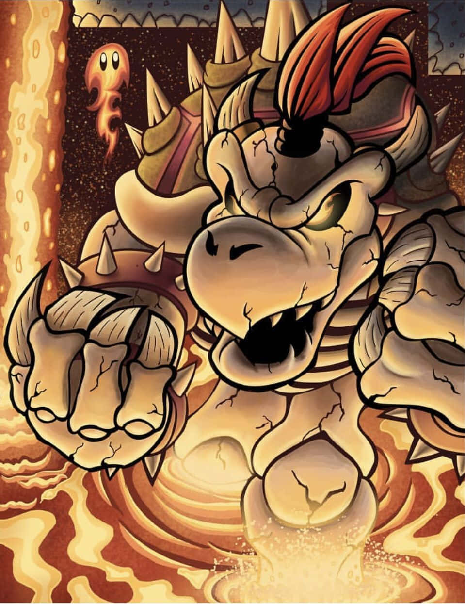 Bowser - El temible enemigo de Mario Fondos de pantalla