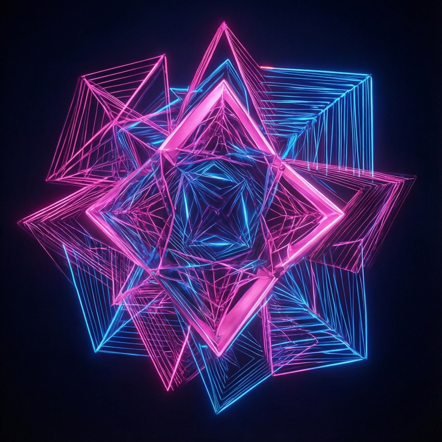 Brillo de Geometría Neón Fondos de pantalla