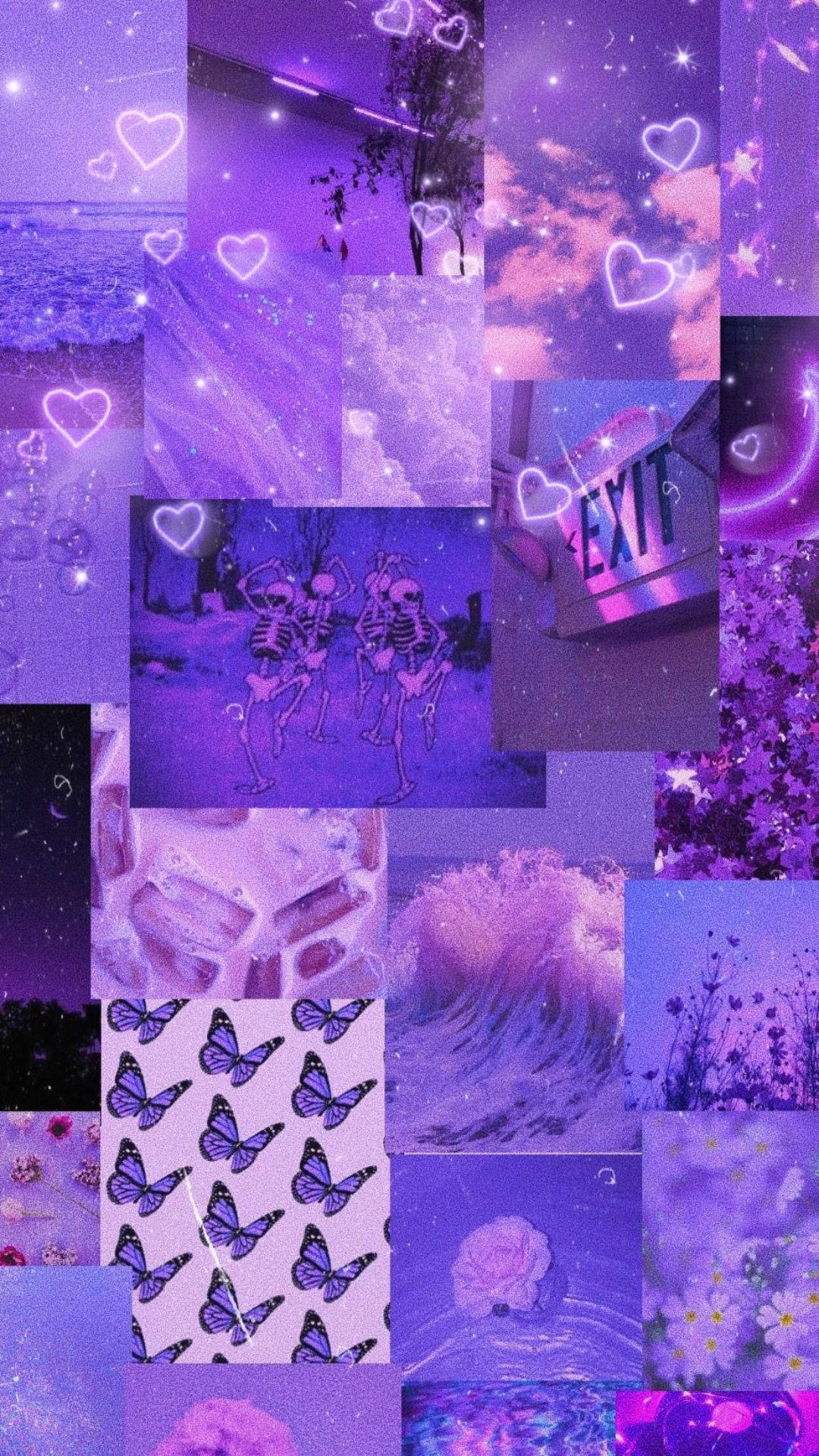 Brillo Estético Púrpura Oscuro Fondos de pantalla