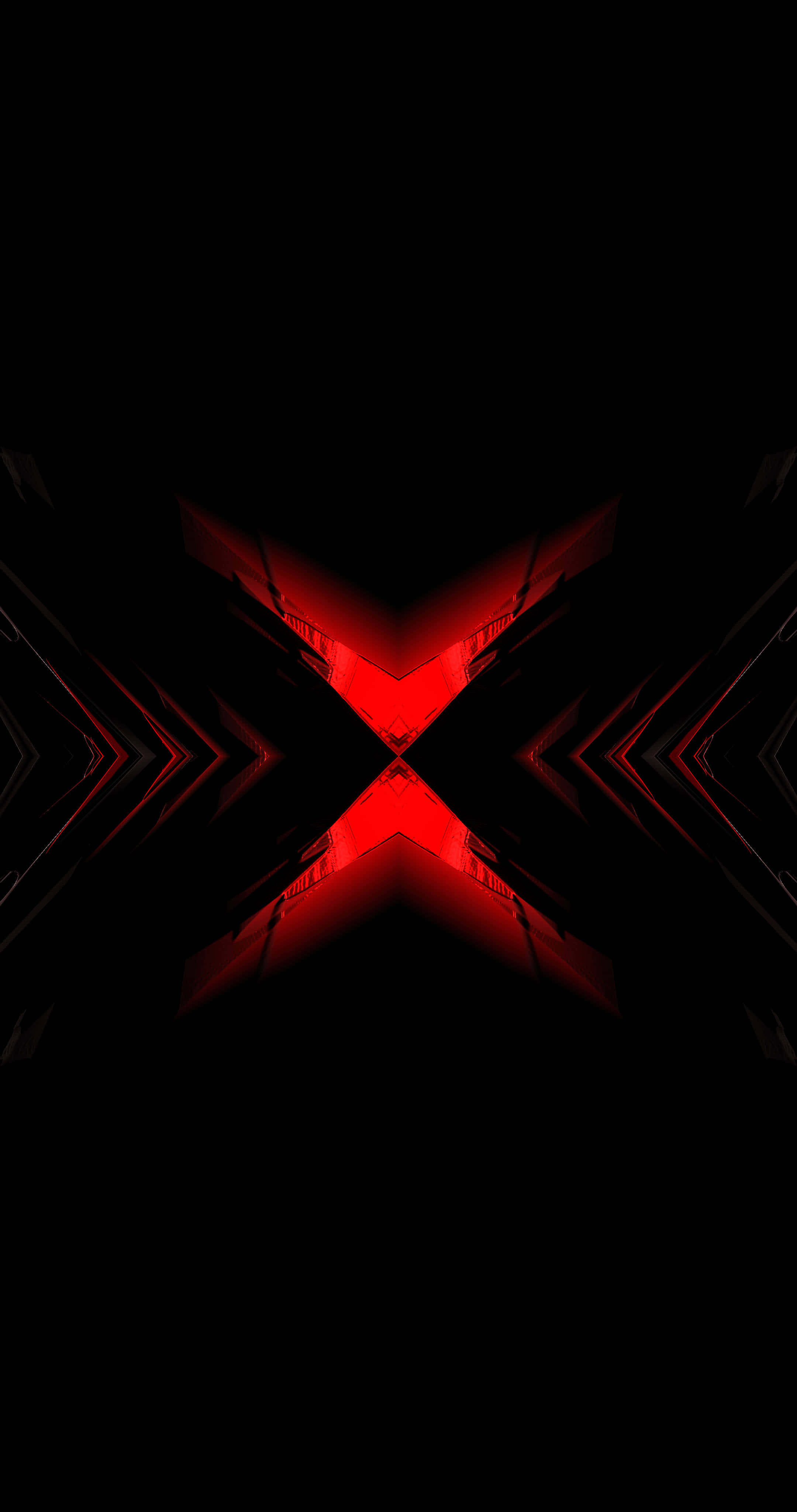 Brillo y Reflejo - Neón Rojo Negro Fondos de pantalla