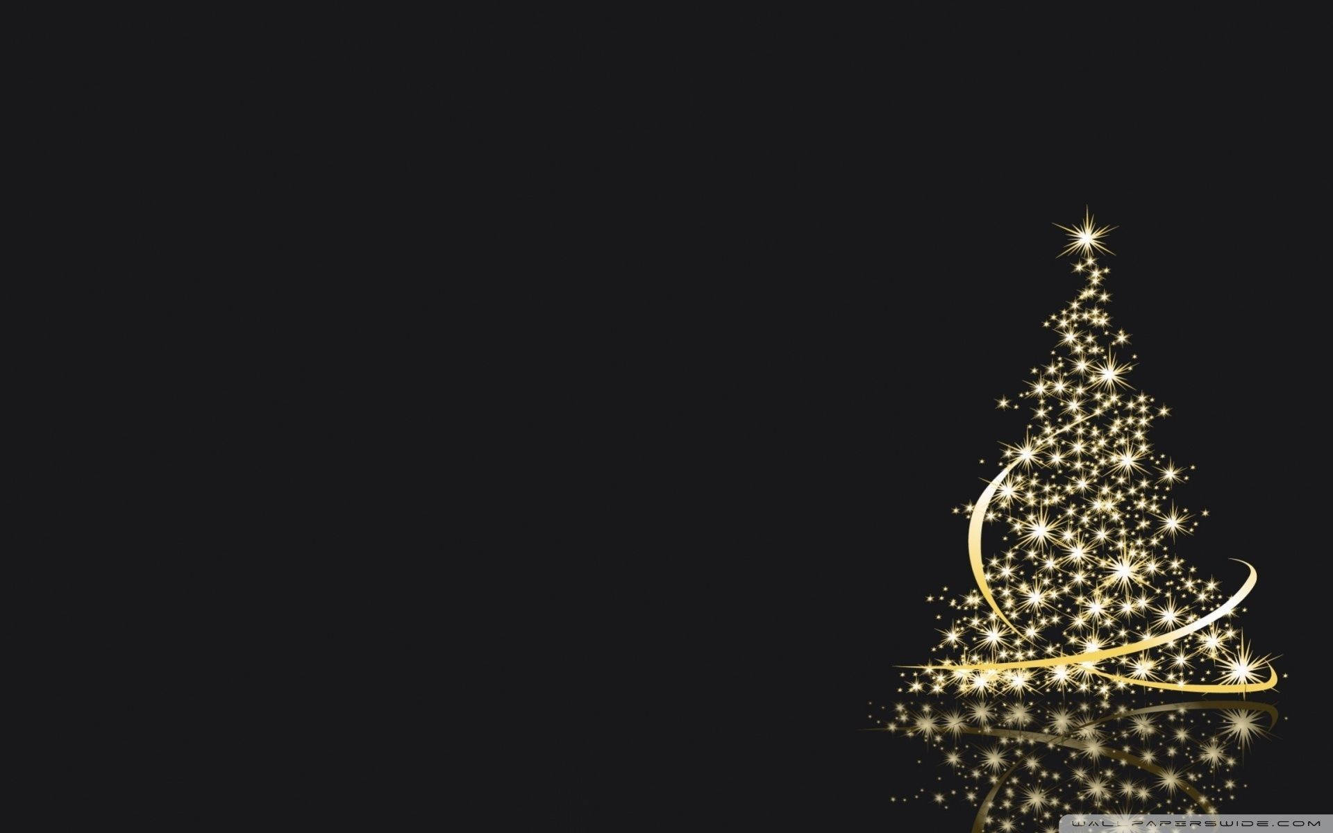 Brillos de árbol de Navidad sencillo Fondos de pantalla