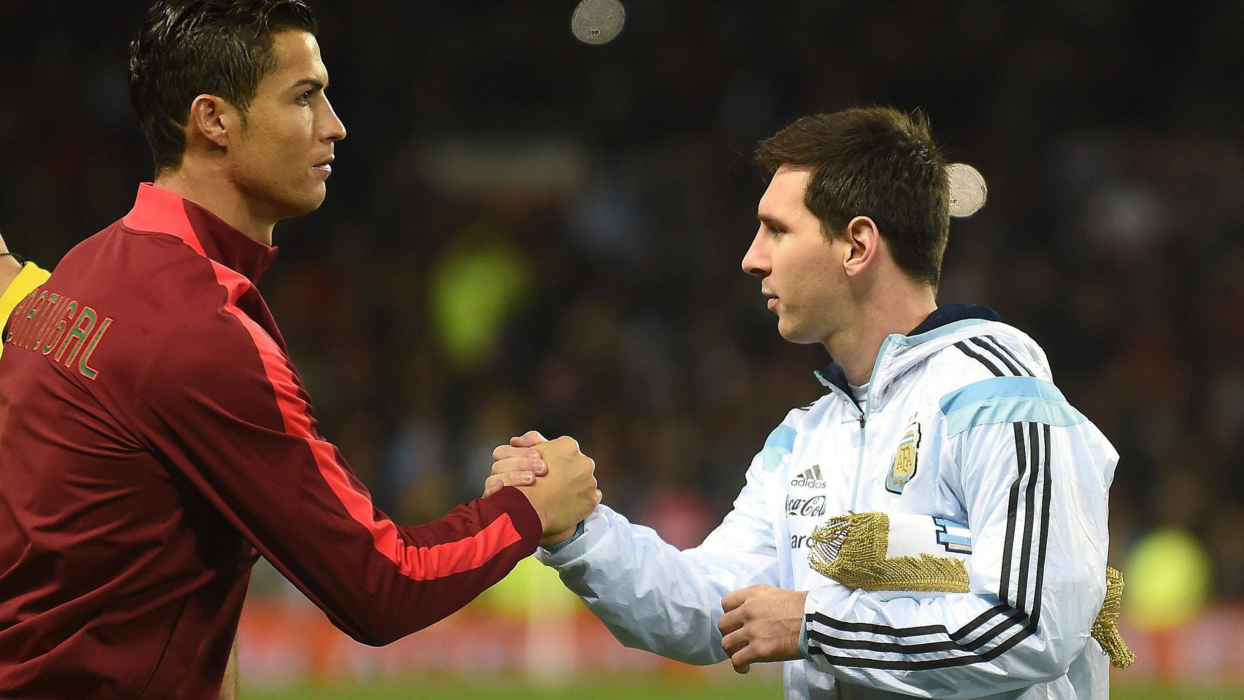 Bro Shake Messi y Ronaldo 4K Fondos de pantalla