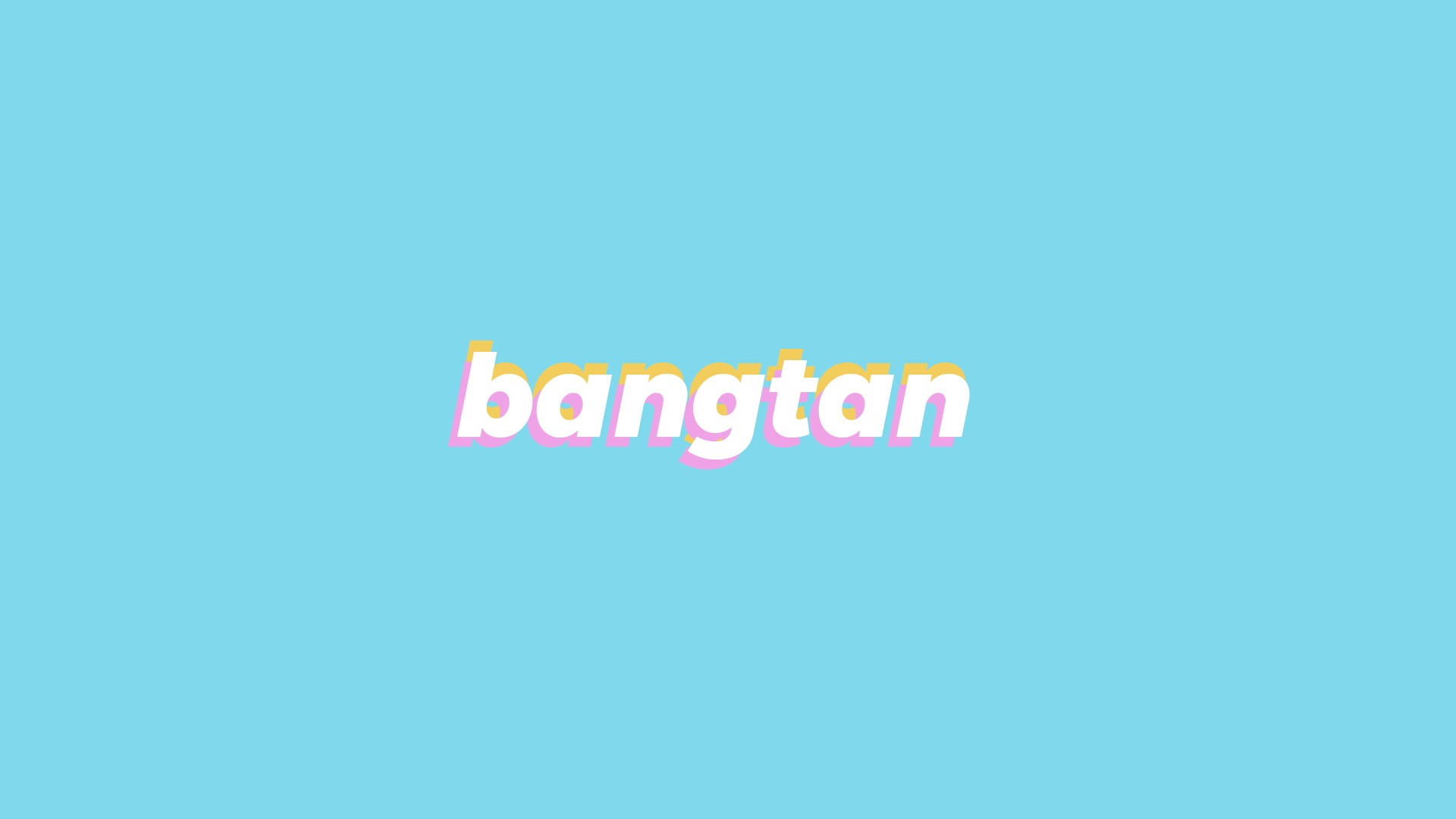 BTS Bangtan en Laptop Azul Fondos de pantalla