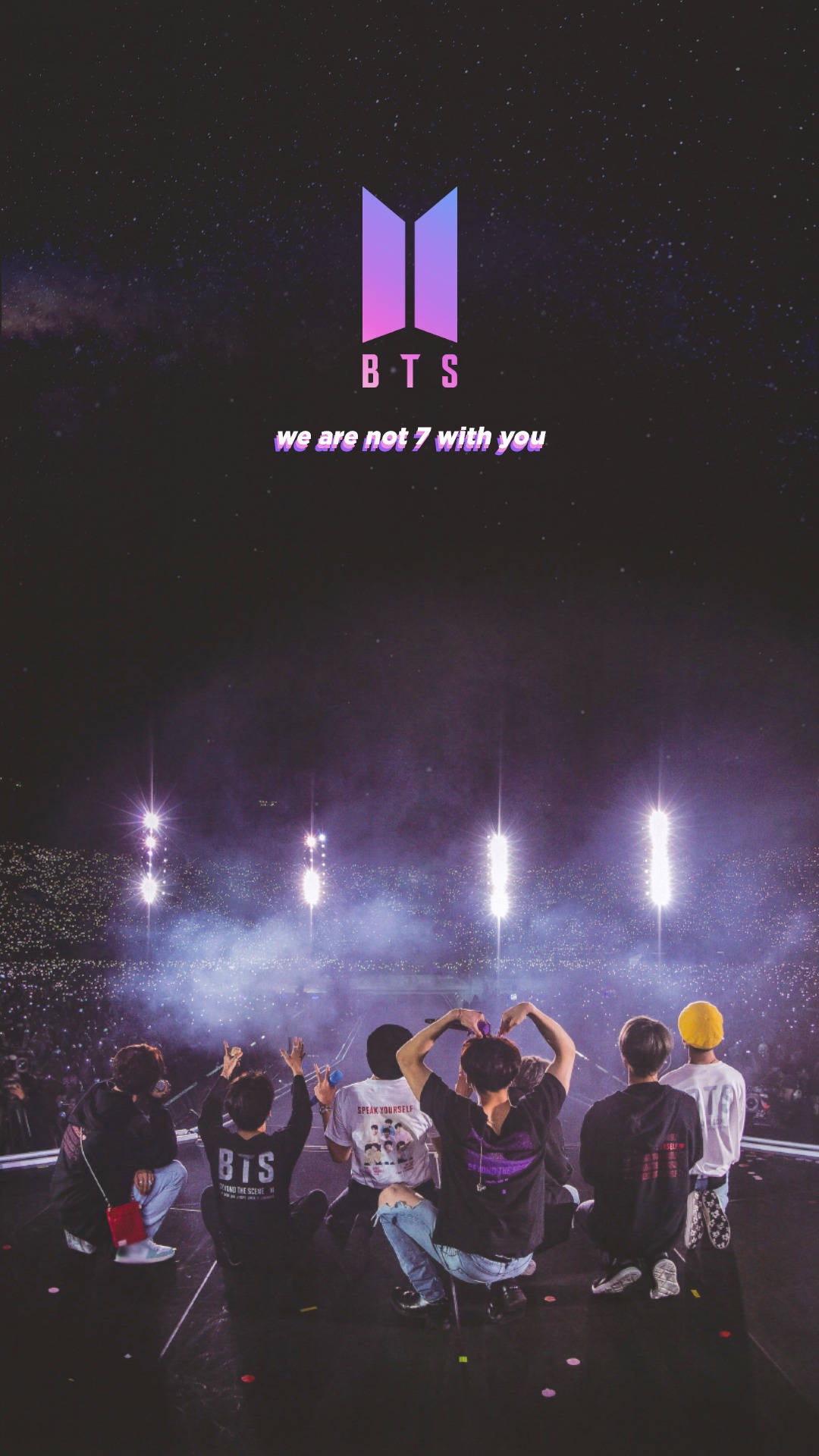 BTS Concierto No Somos Siete Sin Ti Fondos de pantalla