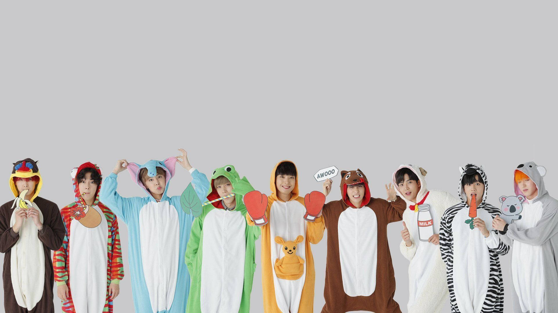 BTS disfraz de animal lindo 2020 Fondos de pantalla