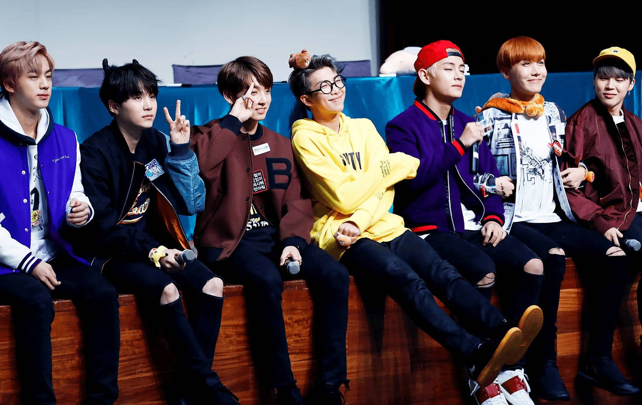 BTS lindos en encuentro con fans Fondos de pantalla