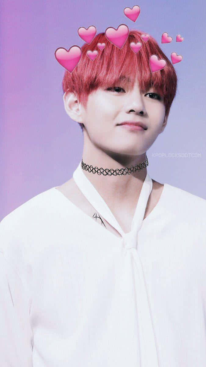 Bts V luciendo guapo y posando para la cámara Fondos de pantalla
