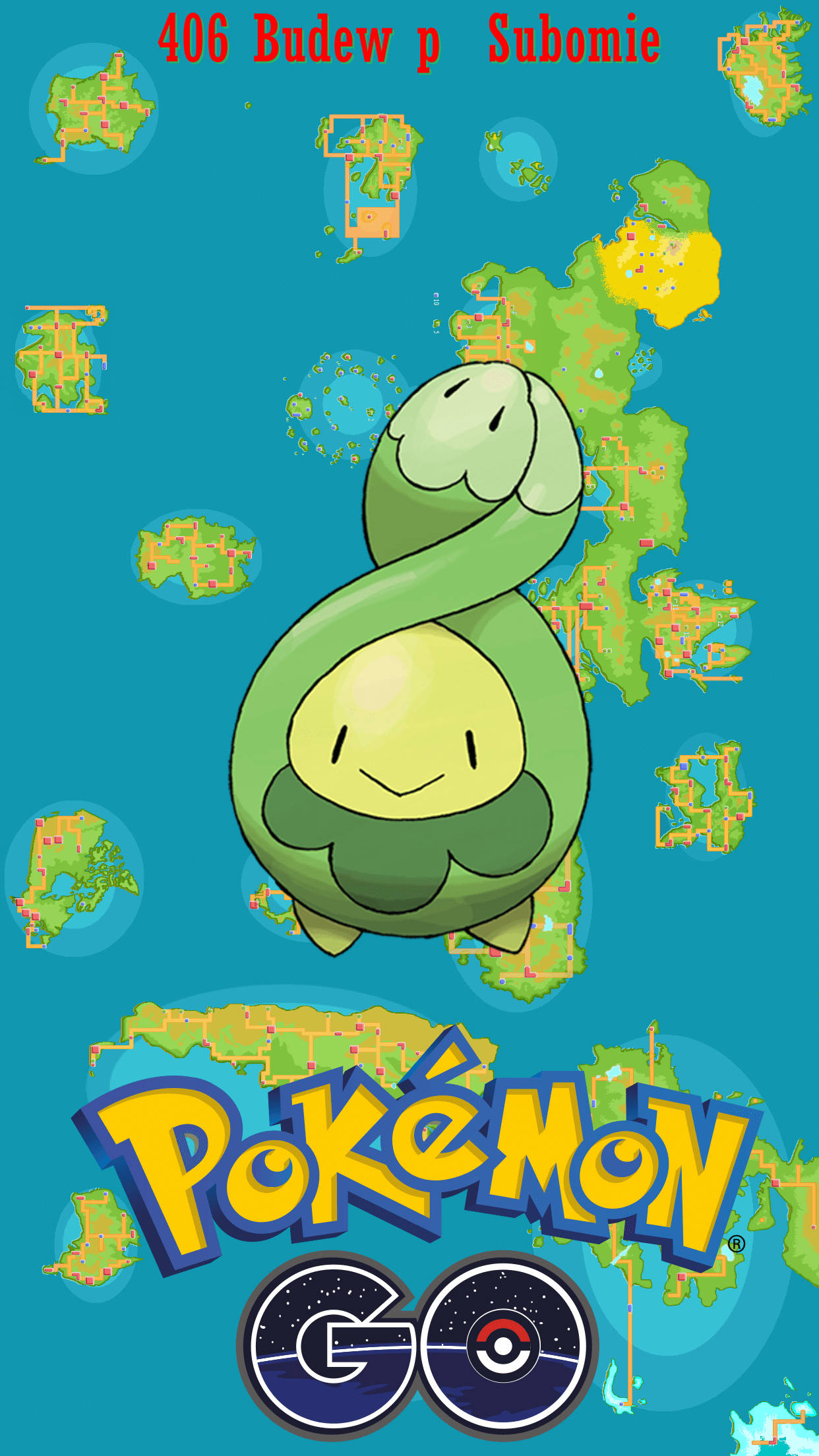 Budew en fondo abstracto azul Fondos de pantalla